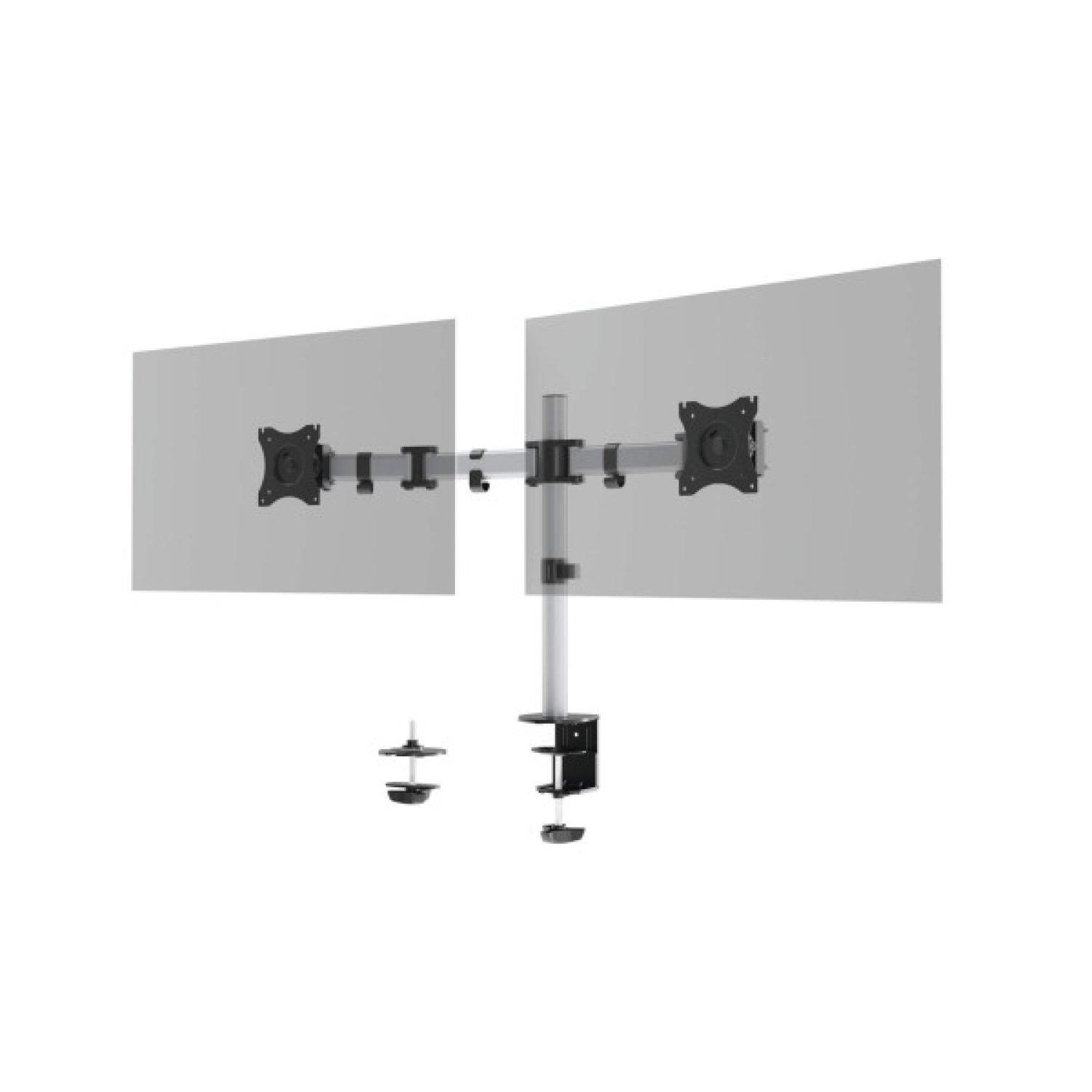 Durable Select · Soporte Articulado Doble · 2 Pantallas · Brazos Ajustables