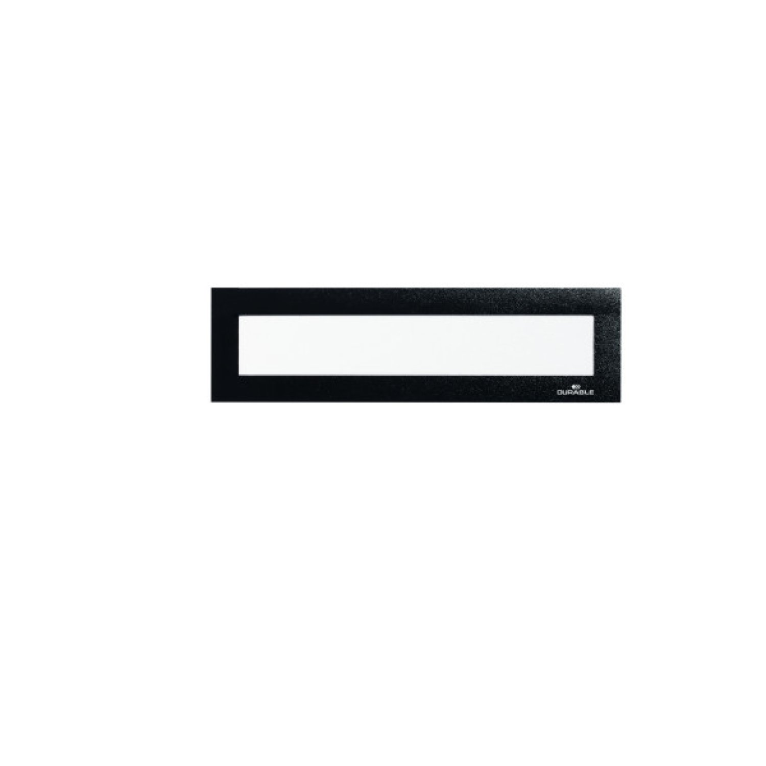 Durable DuraFrame Magnetic Top · 5 Pack · 236x66mm · Marcos Informativos · Negro