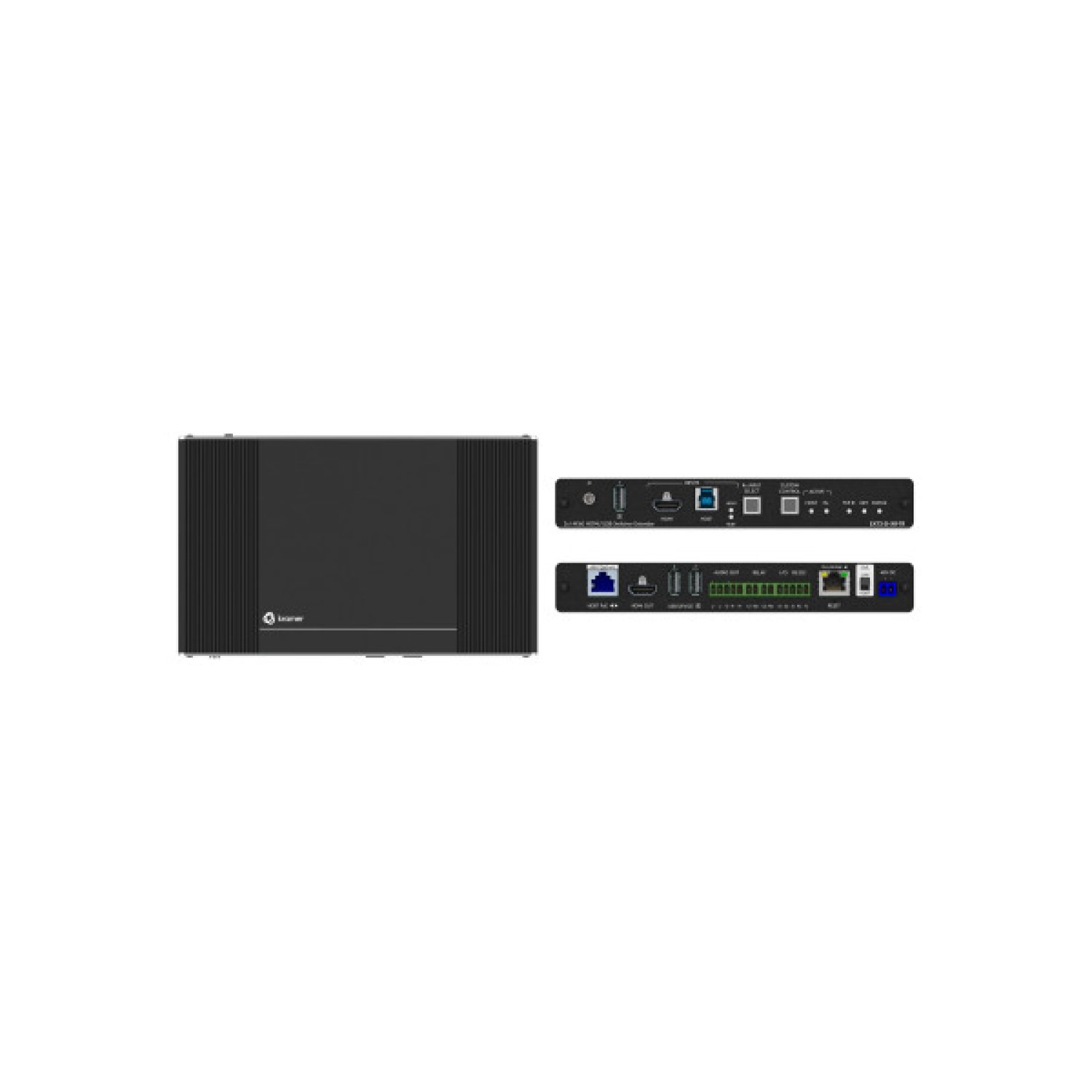 Kramer Electronics EXT3-21-XR-TR · Transmisor y Receptor de Consola · Negro