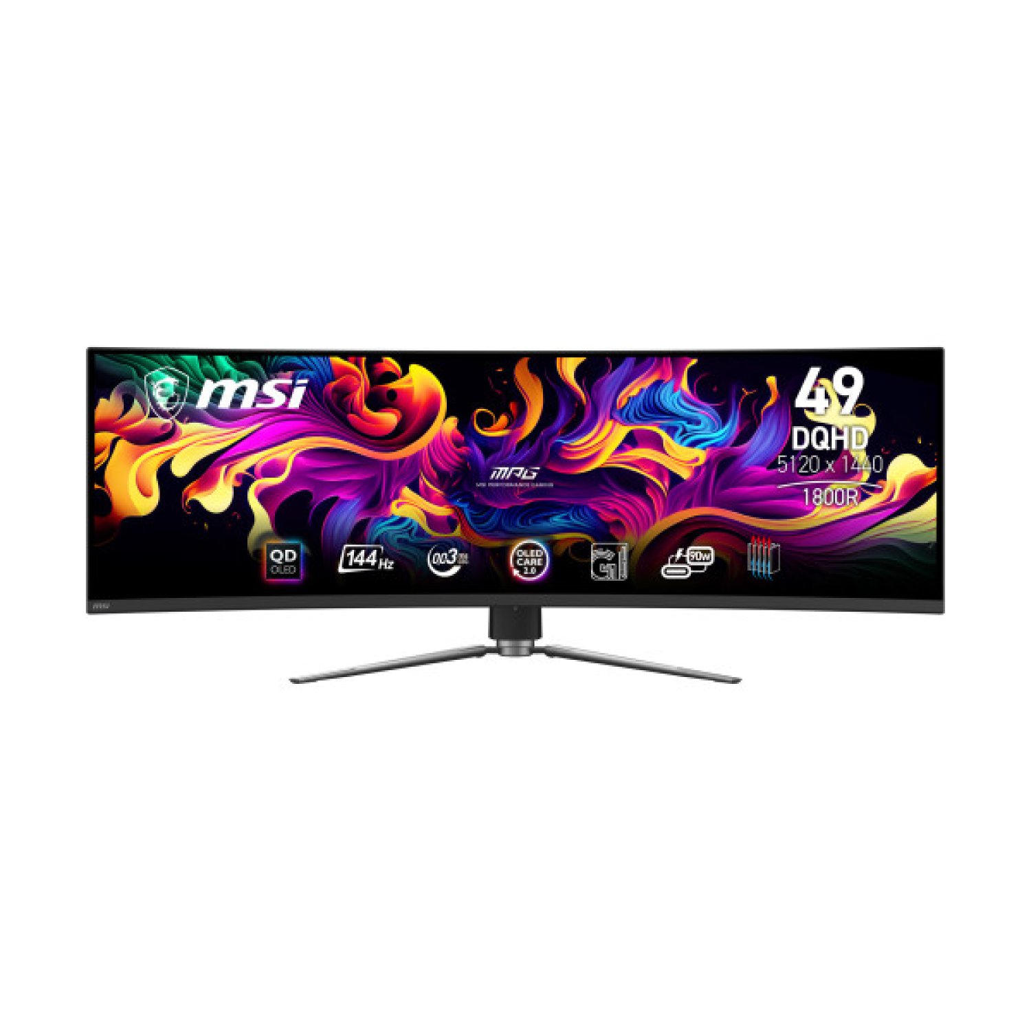 MSI MPG 491CQP · 49" QD-OLED · 5120x1440 DQHD · 240Hz · Gaming Ultrawide