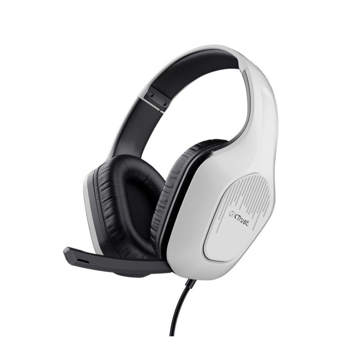 Trust GXT 415W Zirox · Auriculares Alámbricos Gaming · Diadema · Blanco