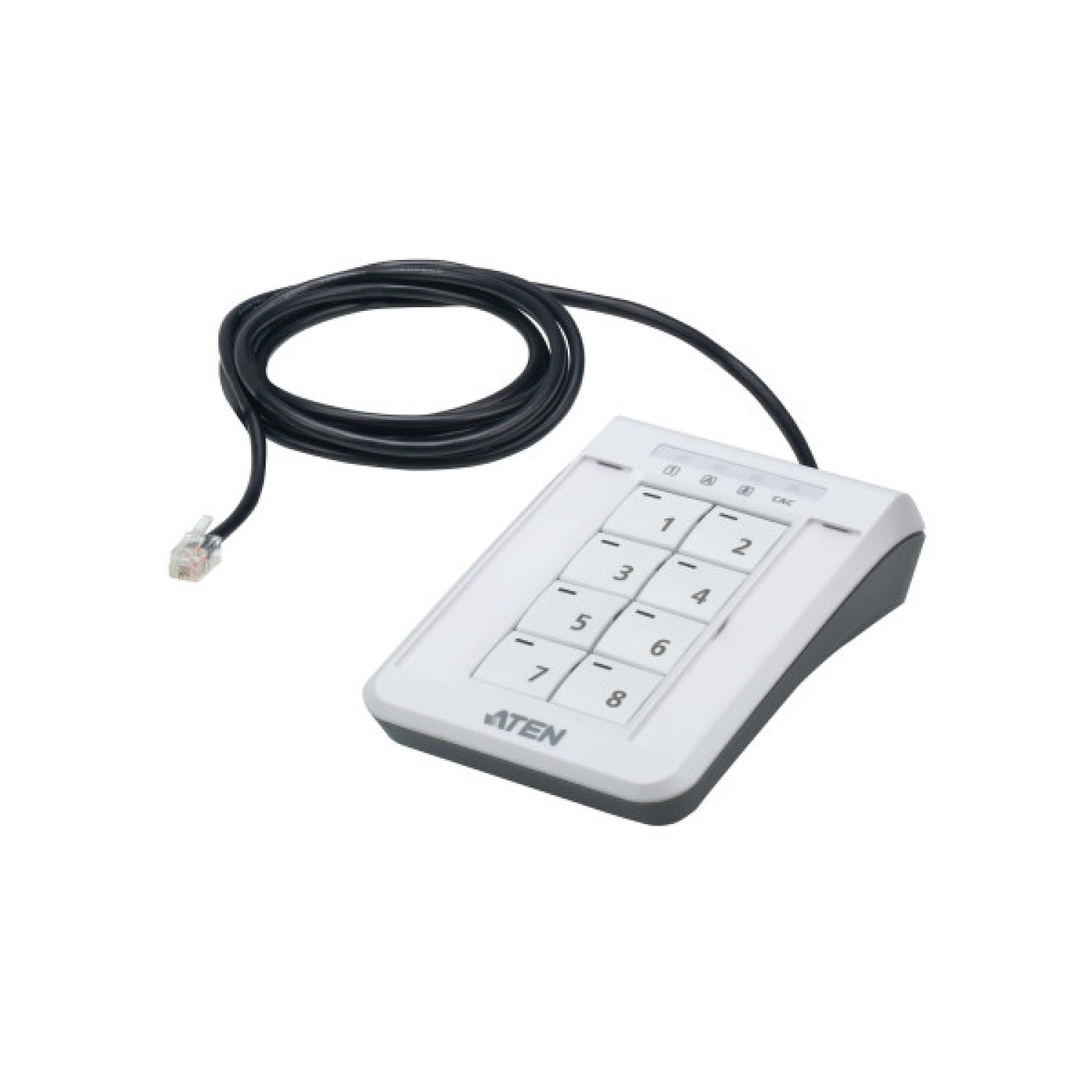 ATEN 2XRT-0021G · Teclado RJ-11 · Negro/Gris/Blanco