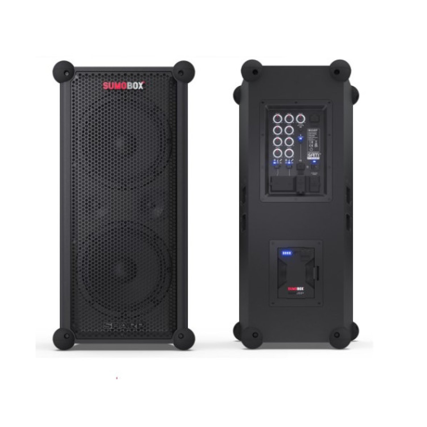 Sharp CP-LS100 · Altavoz Portátil 120W · 105dB · 10h Autonomía · XLR/TRS