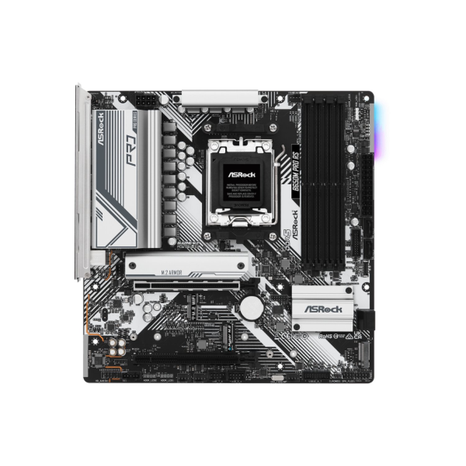 ASRock B650M Pro RS · Socket AM5 · Micro ATX · AMD B650