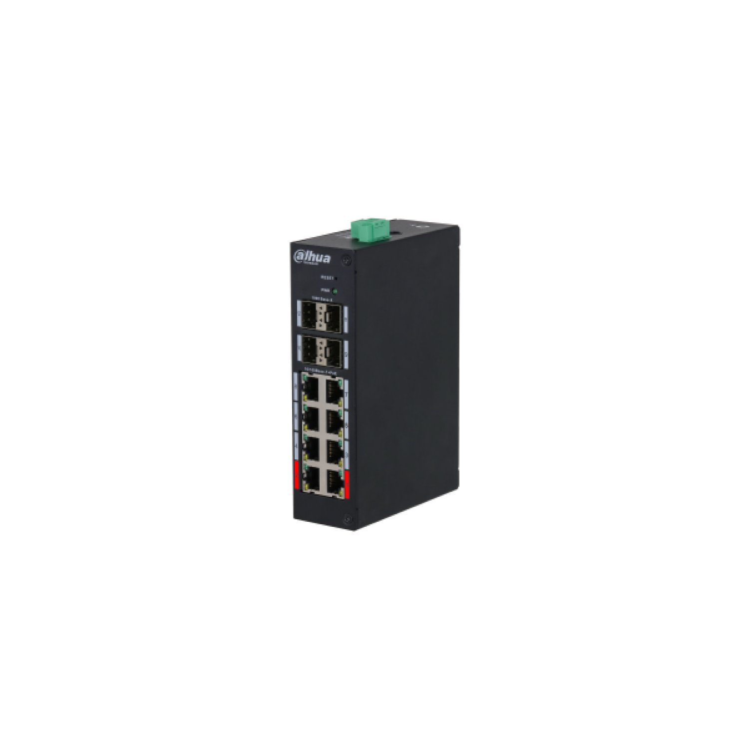 Dahua HS4412-8ET · Switch Gestionado · 12 Puertos Gigabit · 120W PoE