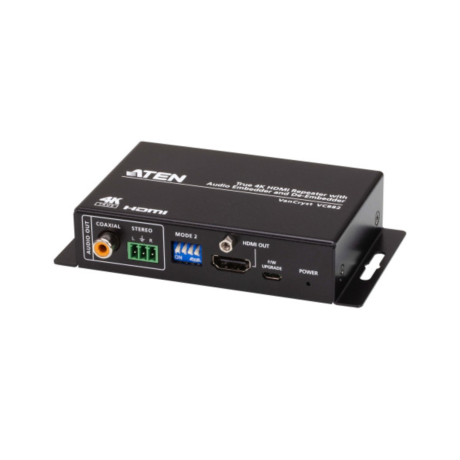 ATEN · Repetidor HDMI 4K · Incrustador y Desincrustador de Audio