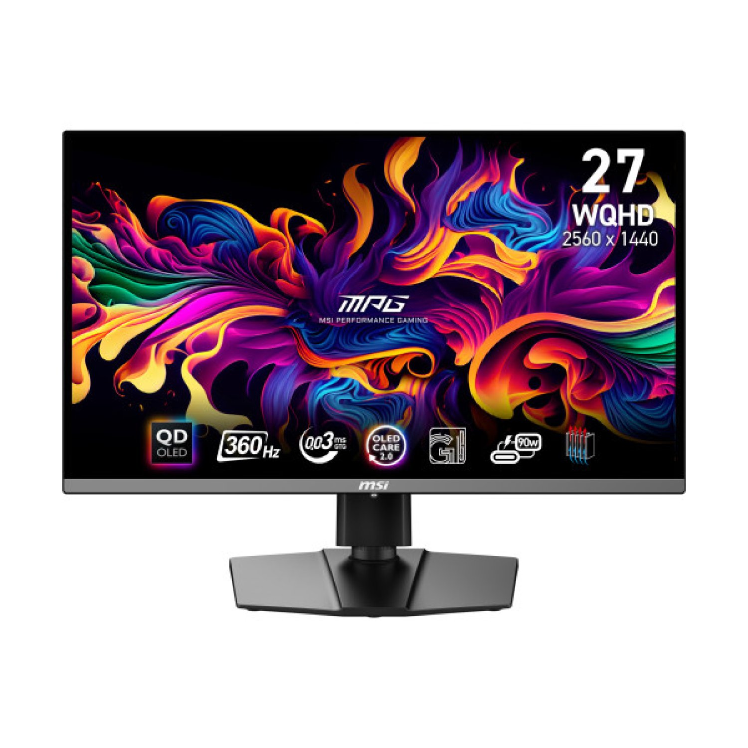 MSI MPG 271QRX · 26,5" OLED · 2560x1440 QHD · 360Hz · 0.03ms