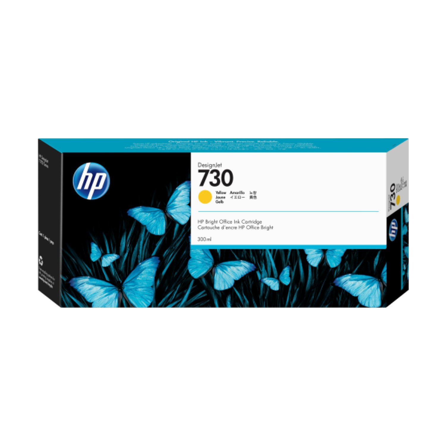 HP DesignJet 730 · Cartucho Tinta · Amarillo · 300ml