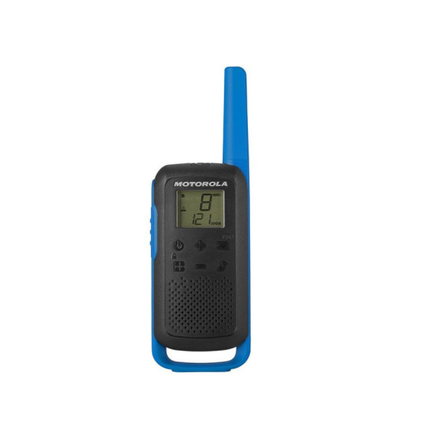 Motorola T62 · Pack 2 Walkies Talkie · Azul · Largo alcance · Compatible PMR446