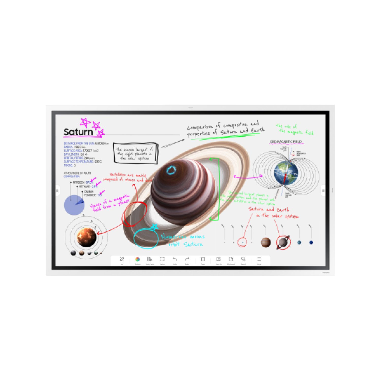 Samsung WM55B · Pantalla Digital 55" · 4K Ultra HD · VA · WiFi · Táctil · Tizen 6.5 · 350 cd/m²