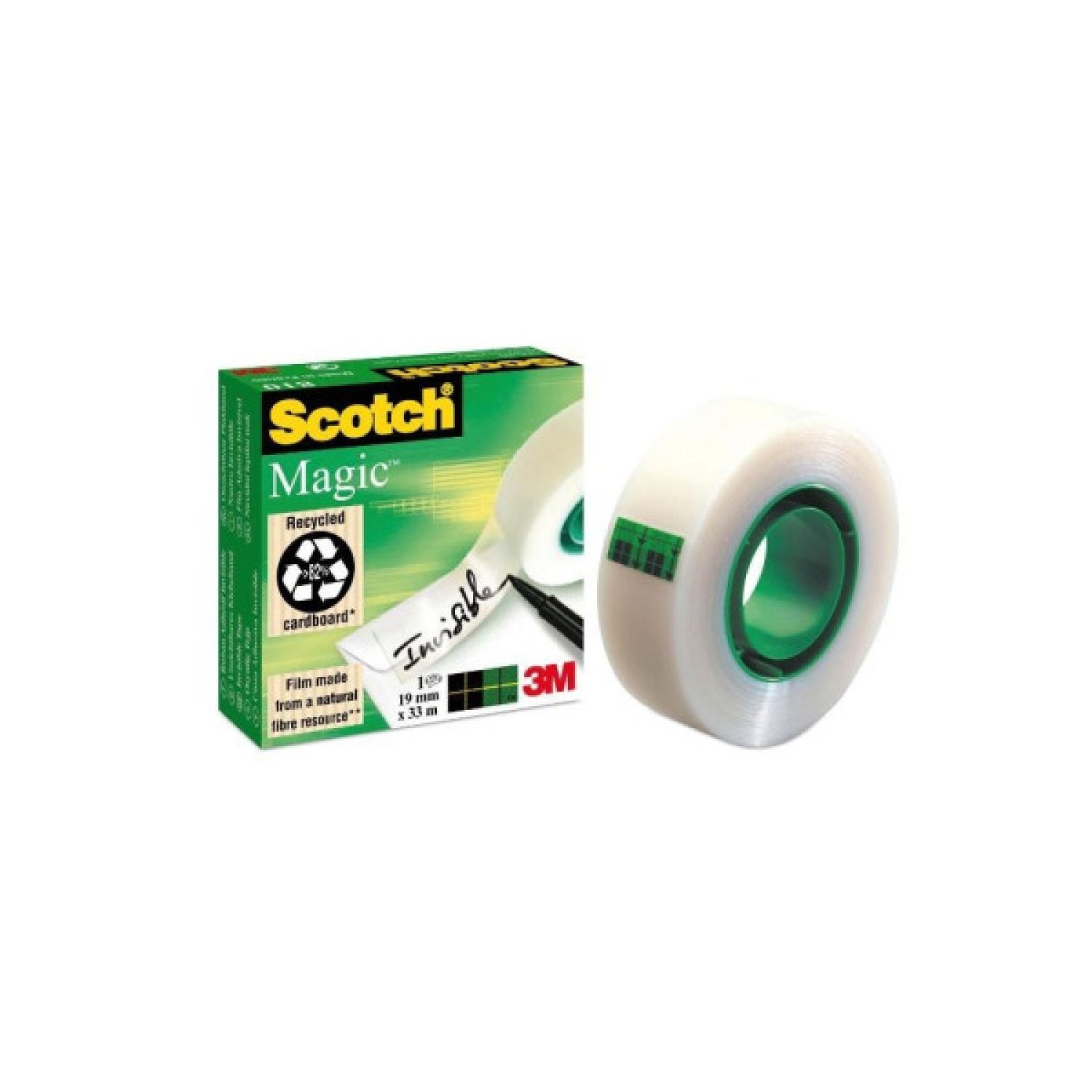 Scotch · Cinta Adhesiva Invisible · 19mm x 66m