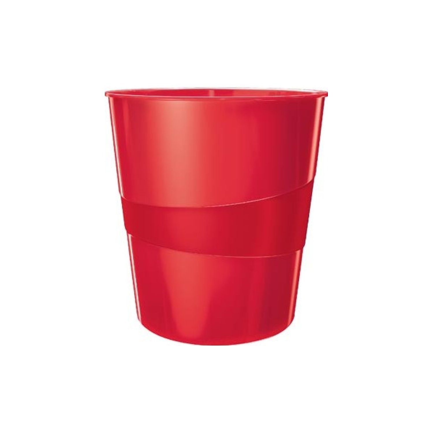 Leitz WOW · Papelera Plástica · 15 Litros · Rojo