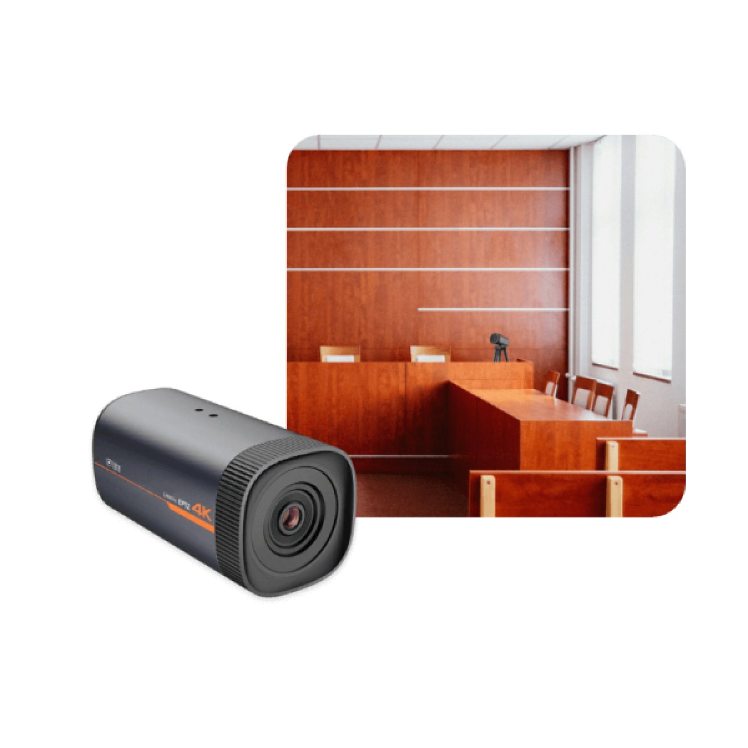 Laia Bullet 4K AI · Cámara Fija · Sensor CMOS 4K · IA Detección Movimiento · USB/HDMI/LAN · Gris