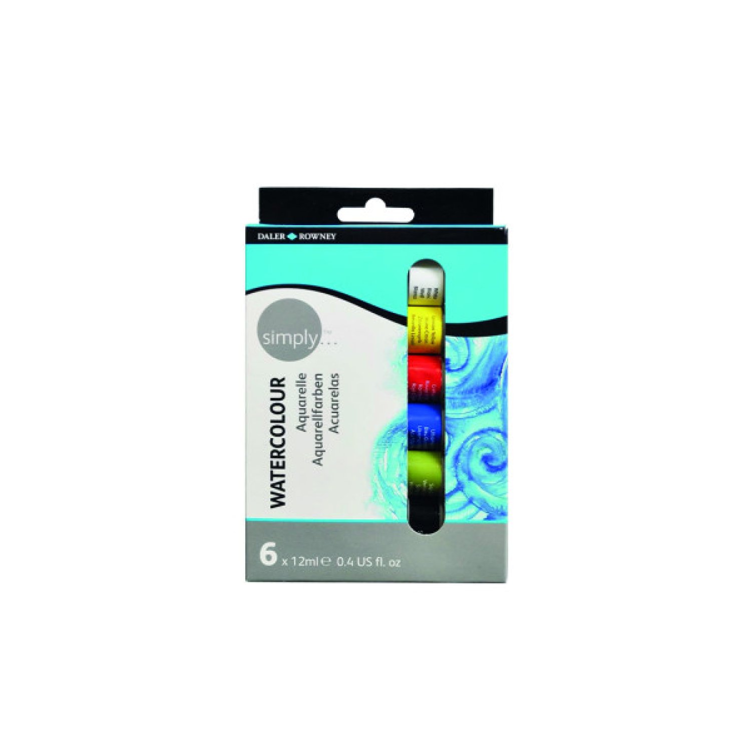 Daler Rowney · Set Acuarelas · 6 Colores x 12ml · Profesional