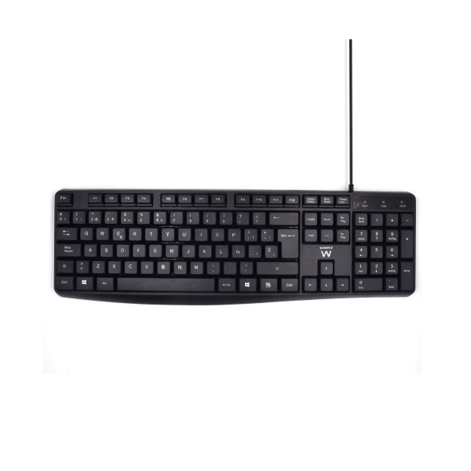 Ewent EW3001 · Teclado USB QWERTY · Español · Negro