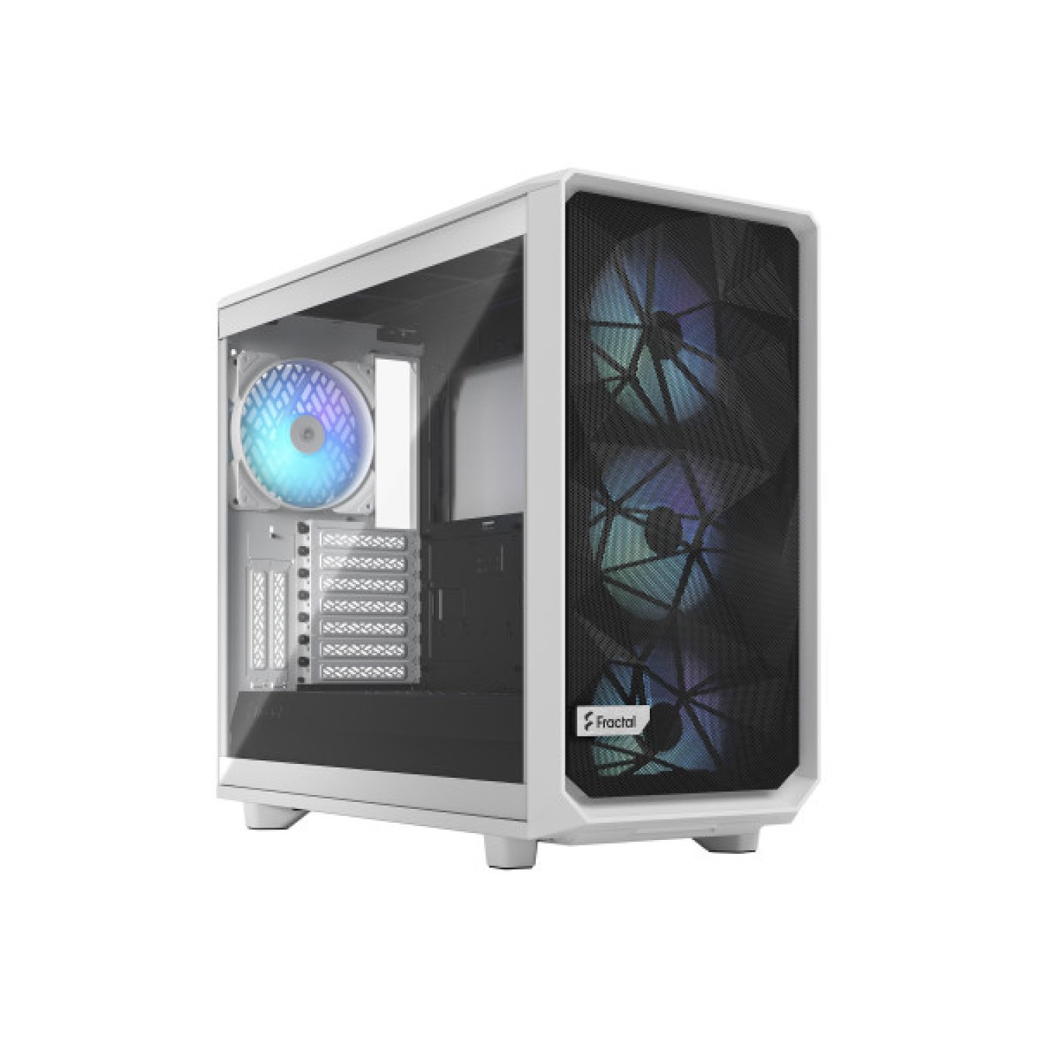 Fractal Design Meshify 2 RGB · Caja Torre · Blanco · Cristal Templado