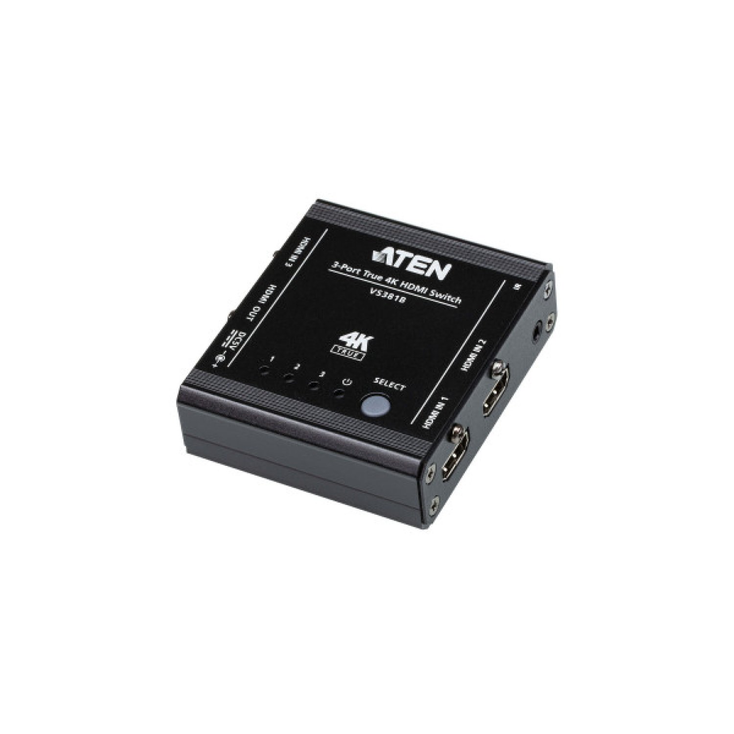 Aten Conmutador HDMI · 3 Puertos · 4K True · Selector Automático