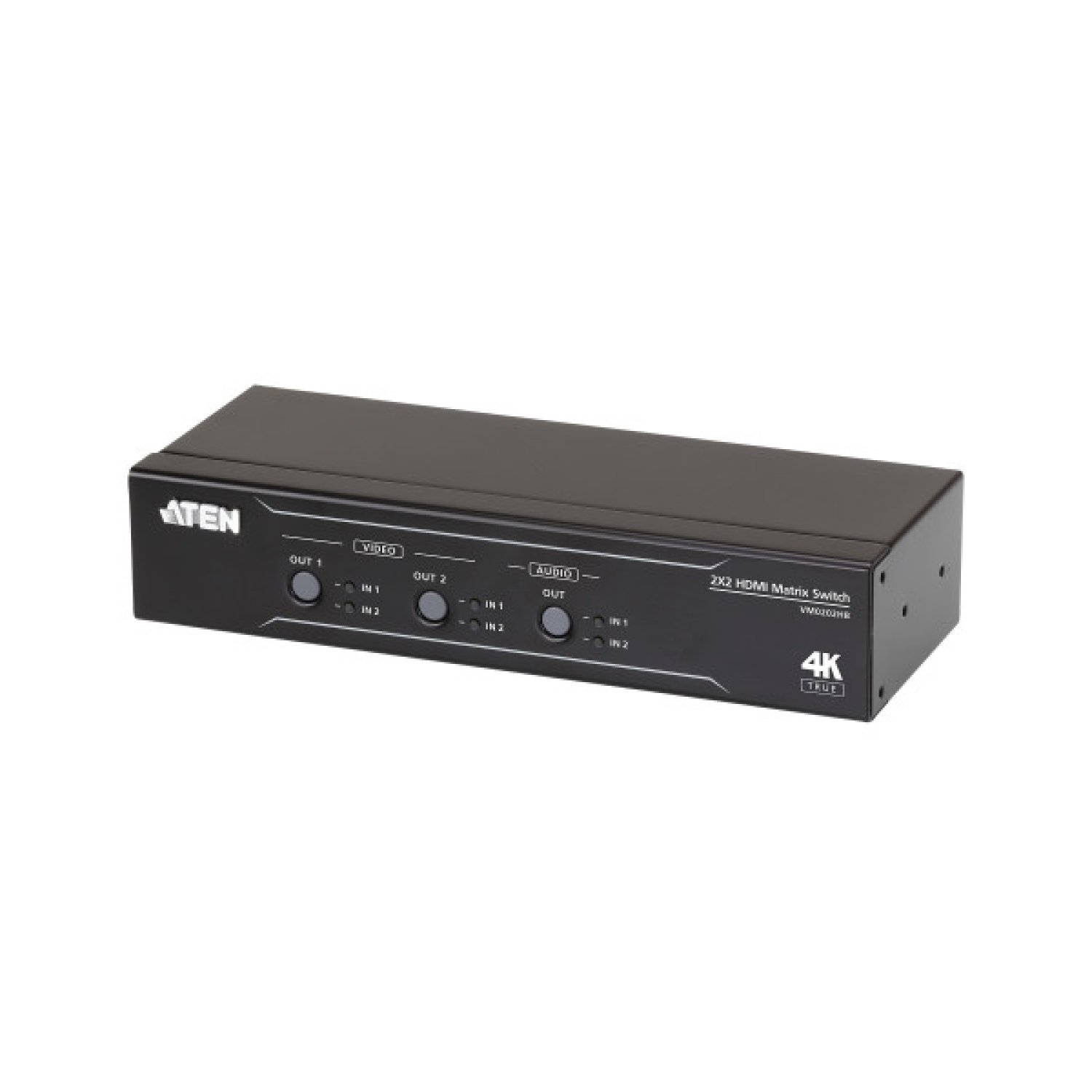 Aten Switch Matriz HDMI 4K · 2x2 · Desincrustador de Audio
