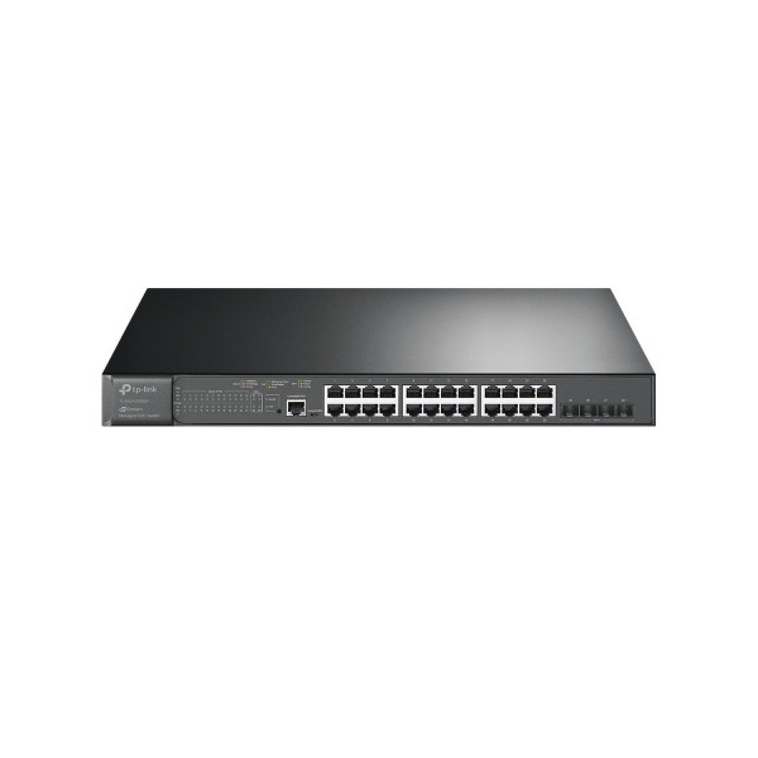 TP-Link TL-SG3428XMP · Switch Gestionado L2+ · 28 Puertos Gigabit · PoE · Negro