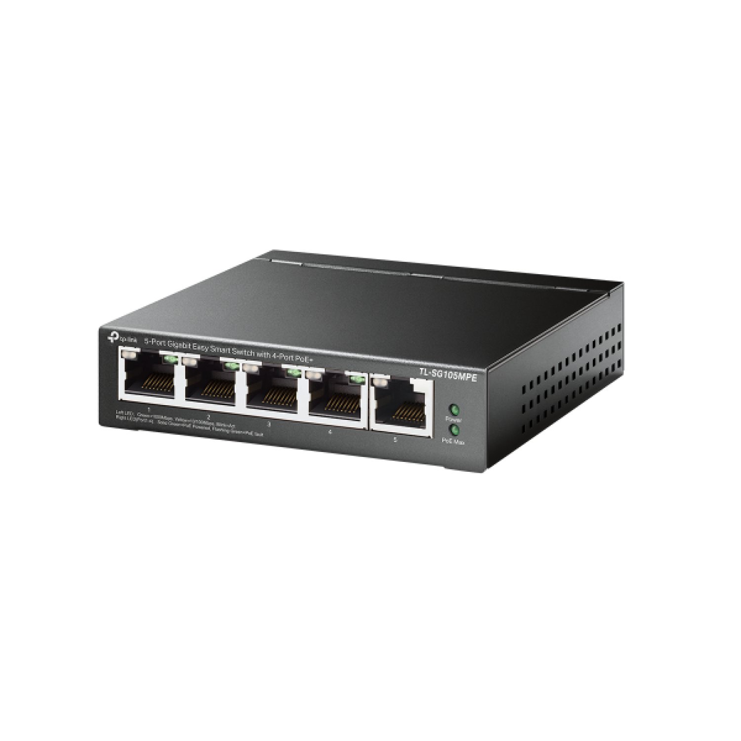 TP-Link TL-SG105MPE · Switch Gigabit · 5 Puertos · PoE · Negro