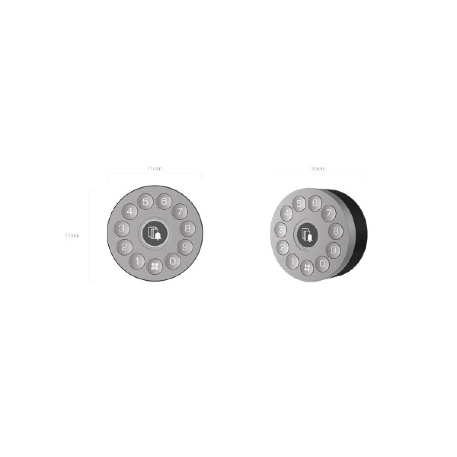 EZVIZ DL01S · Cerradura Inteligente + Teclado DL01CP · WiFi · Control Remoto