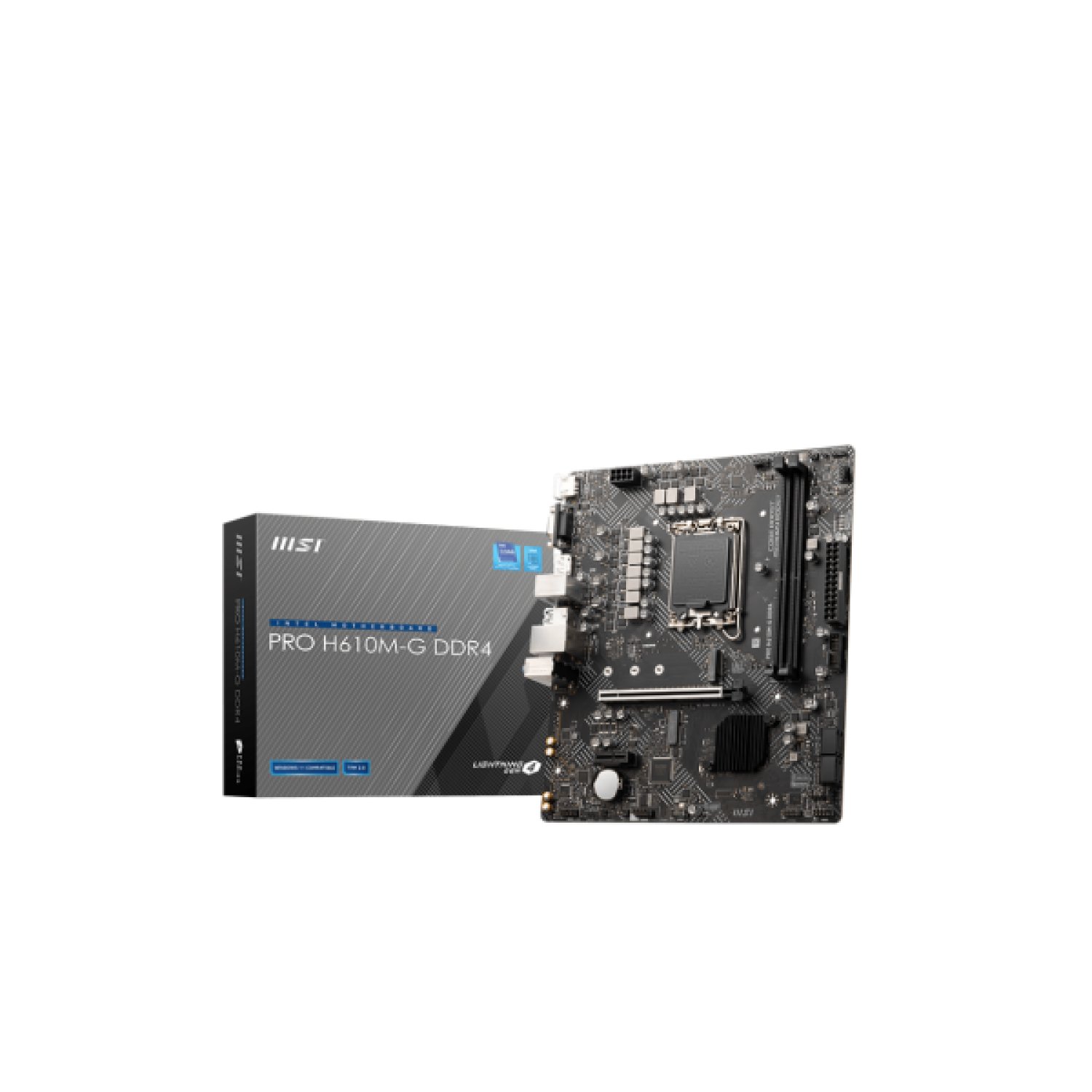 MSI Pro H610M-G · Placa Base · Socket LGA1700 · DDR4 · Micro-ATX