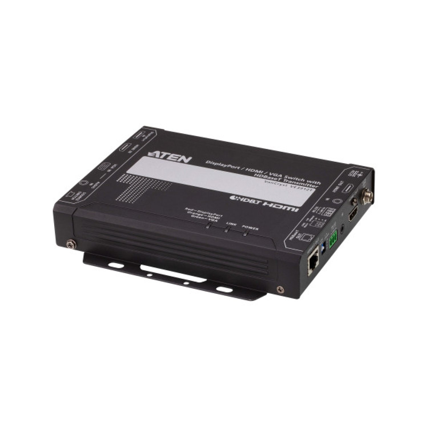 Aten · Transmisor DisplayPort/HDMI/VGA sobre HDBaseT-Lite · 70m · PoH · Encastrable