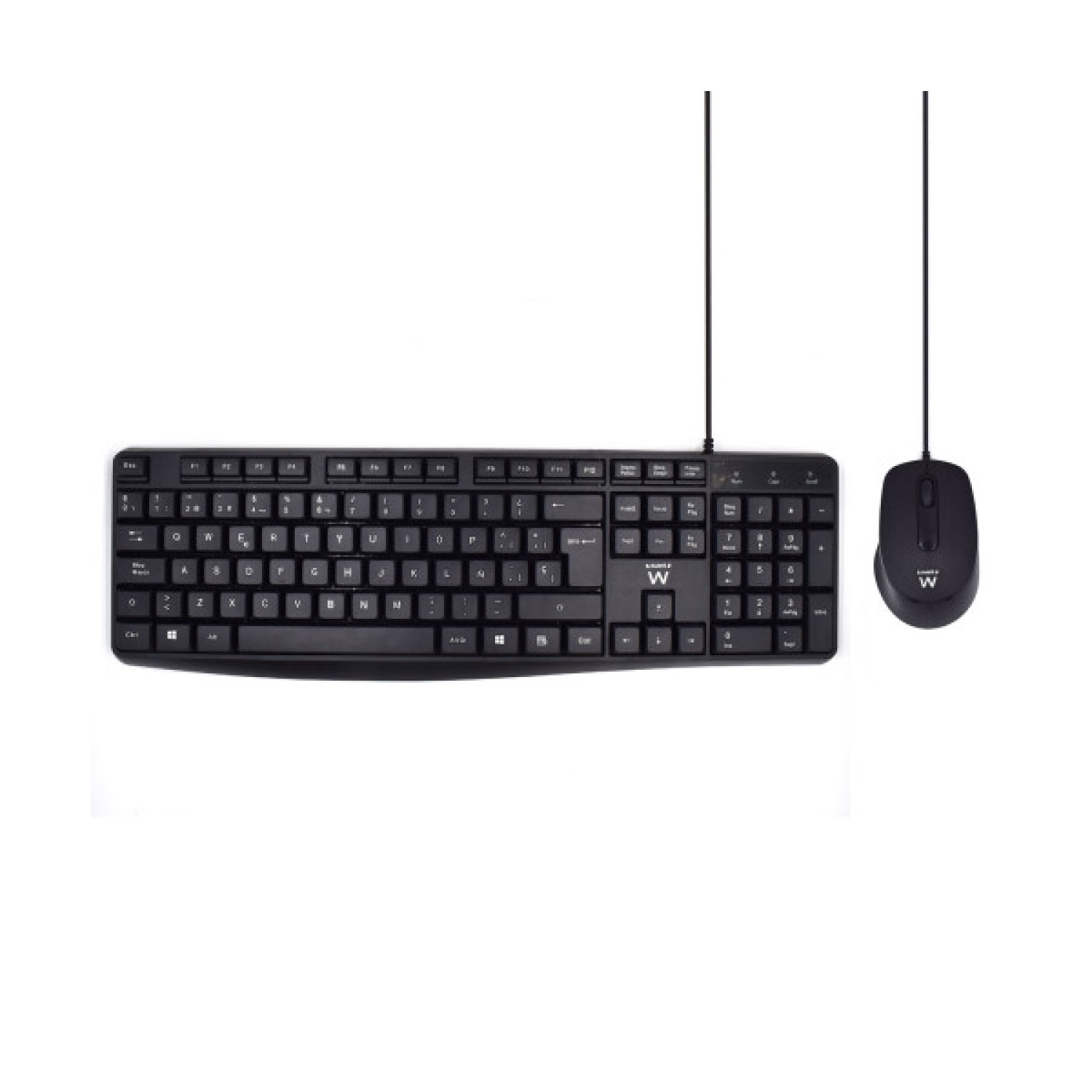 Ewent EW3006 · Teclado USB · QWERTY Español · Negro