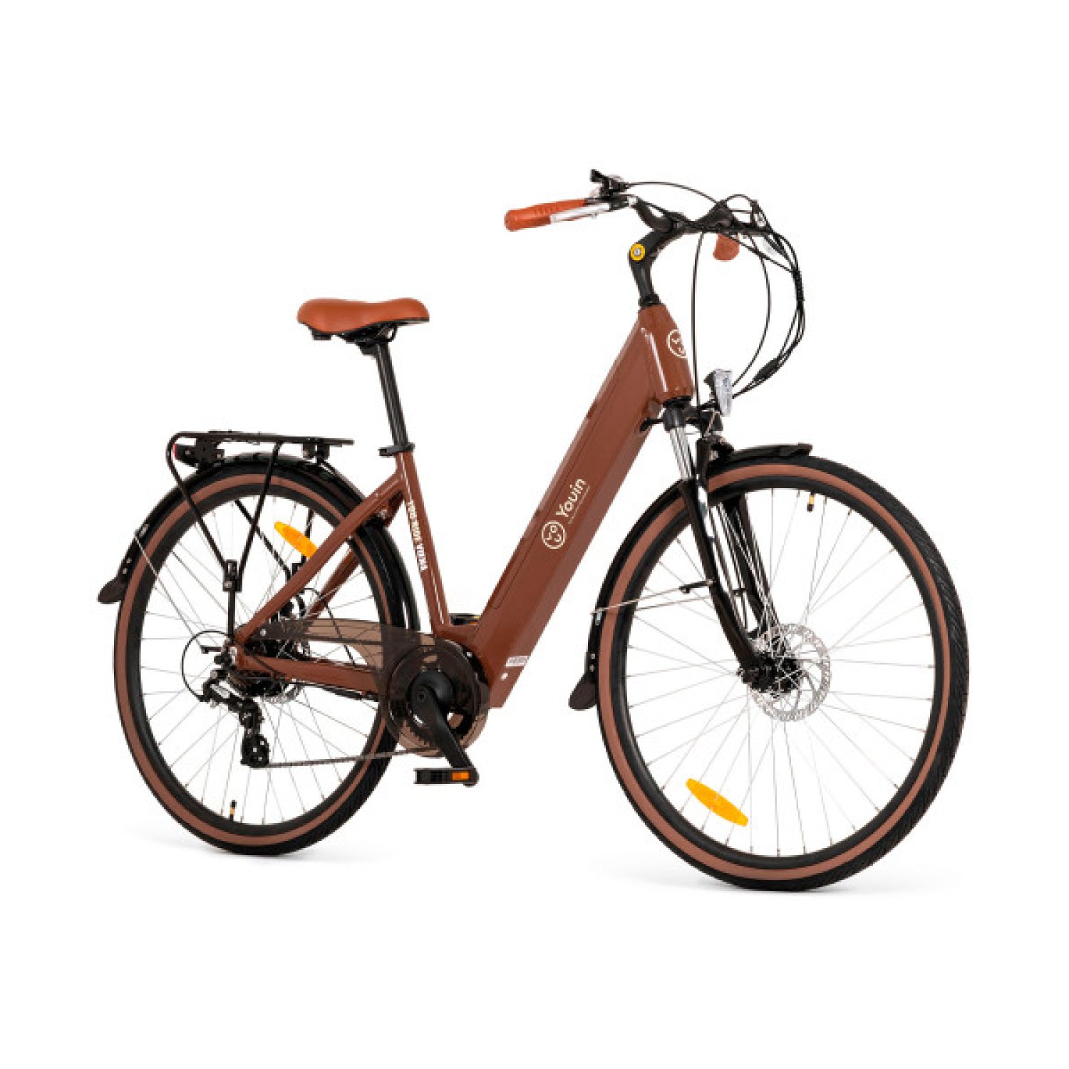 Youin YouRide Viena · Bicicleta Eléctrica · Rueda 28" · Batería Extraíble · Ocre