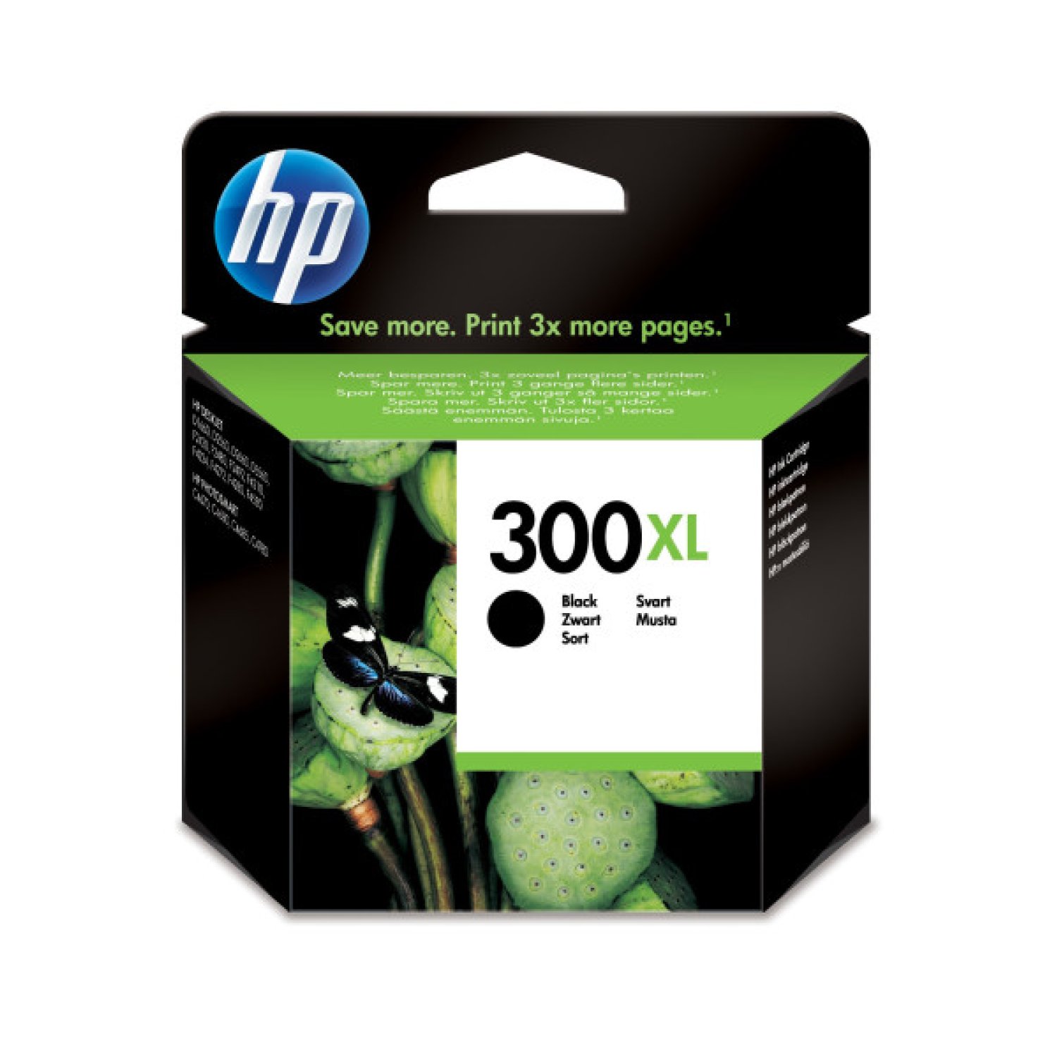HP Cartucho Tinta 300XL · Alta Capacidad · Negro Original
