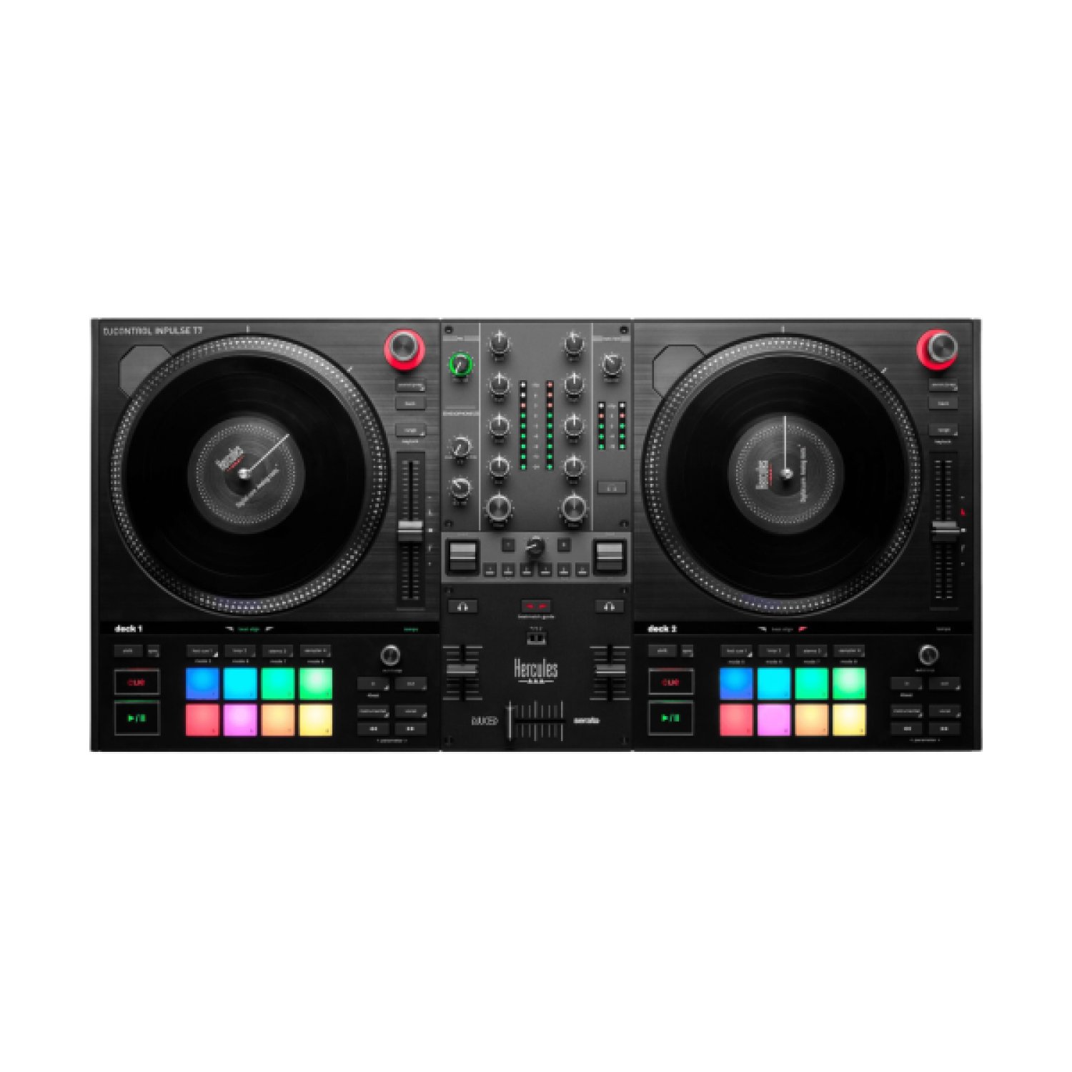 Hercules Control Inpulse T7 · Consola DJ · Controlador de Audio Profesional