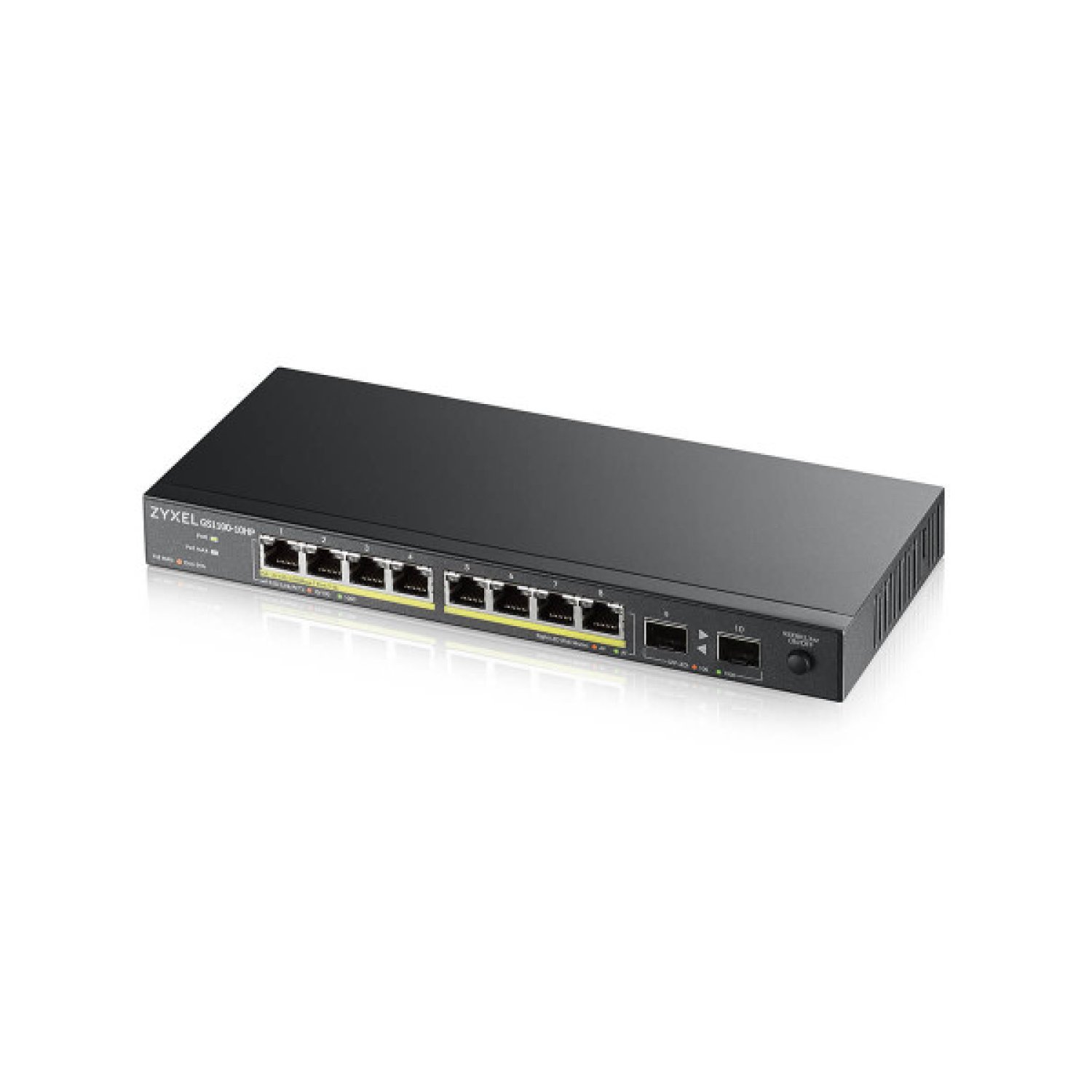 Zyxel GS1100-10HP v2 · Switch Gigabit · 10 Puertos · PoE · No Administrado