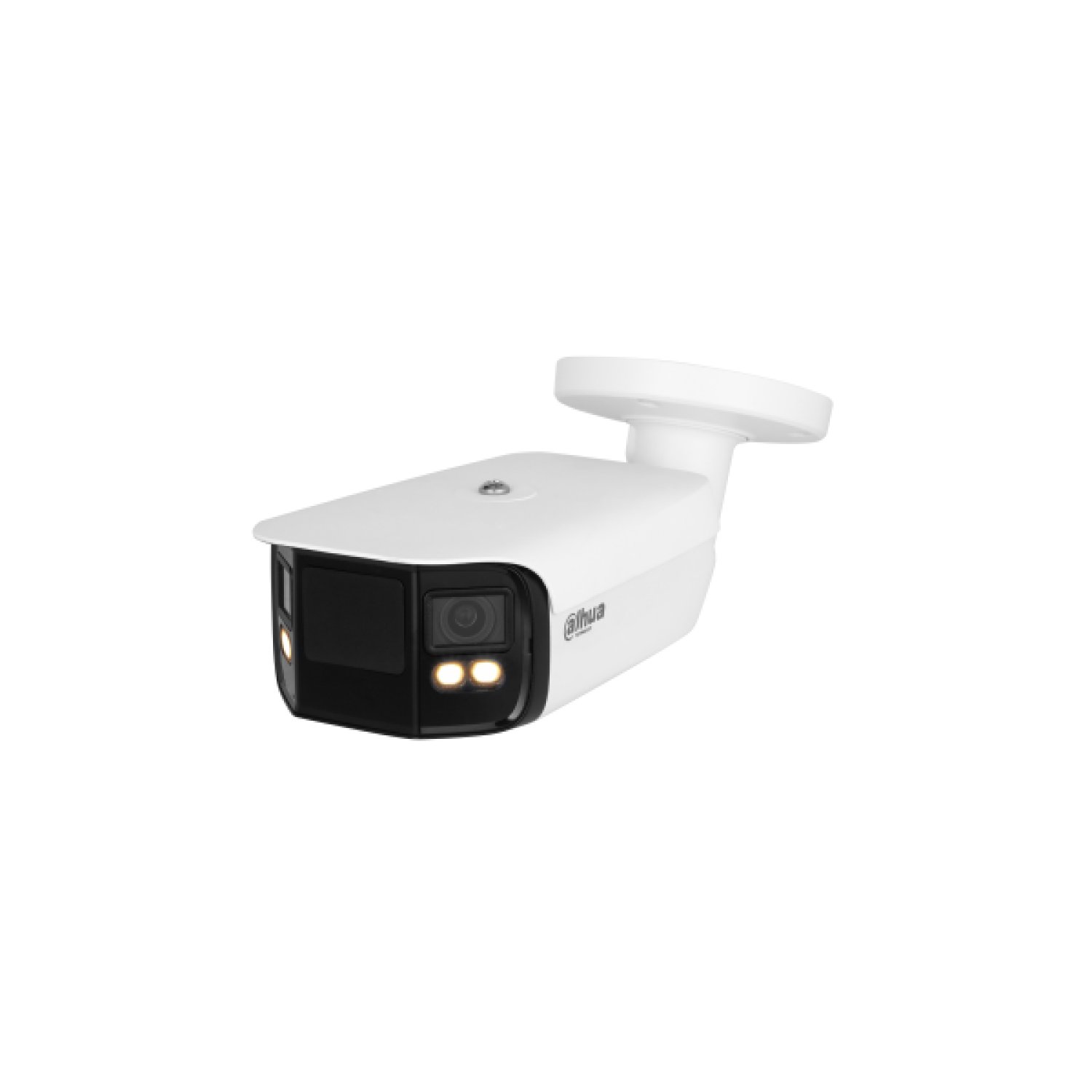 Dahua Cámara IP Bullet Panorámica · 2x4MP · WDR · IR + Luz Cálida · IP67 · PoE · 3,6mm