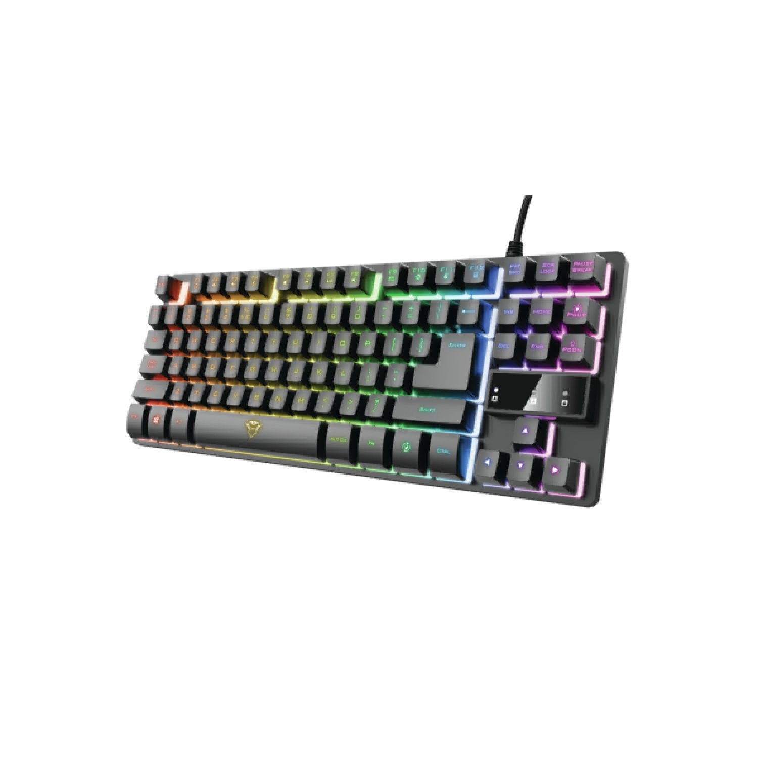 Trust GXT 833 Thado · Teclado USB · Español · Negro