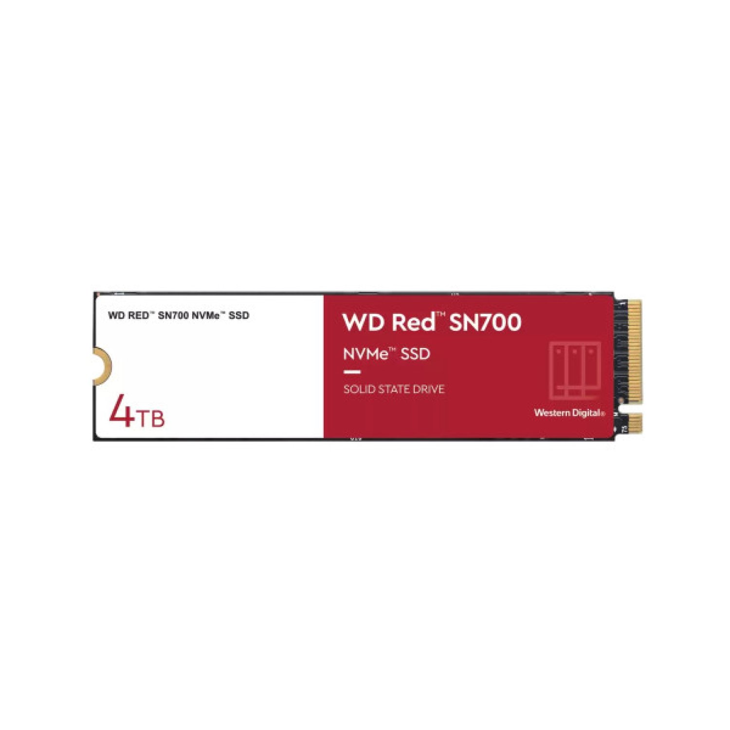 Western Digital WD Red SN700 · 4TB · M.2 NVMe · PCIe 3.0