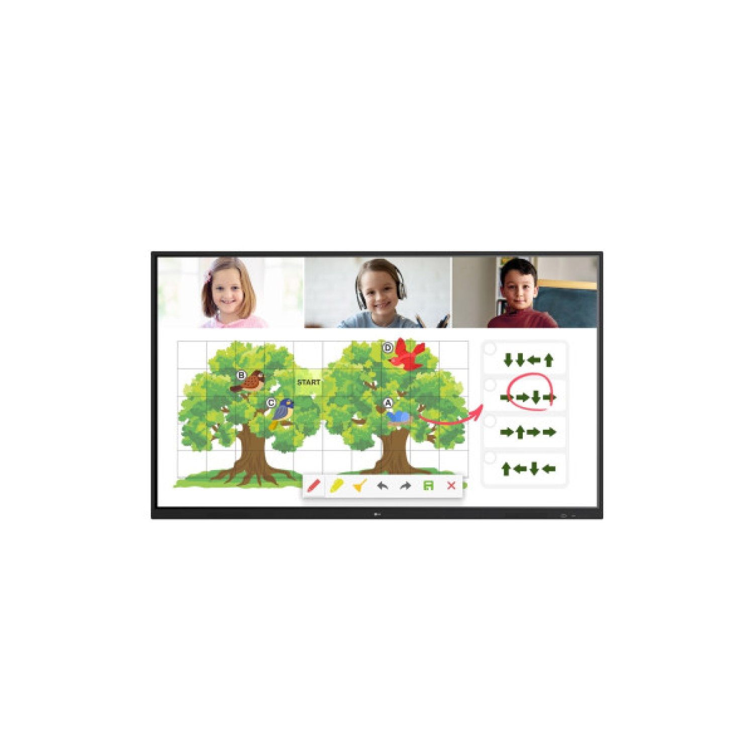 LG Monitor Interactivo · 75" · 4K UHD · IPS · 350 cd/m² · Android 9.0