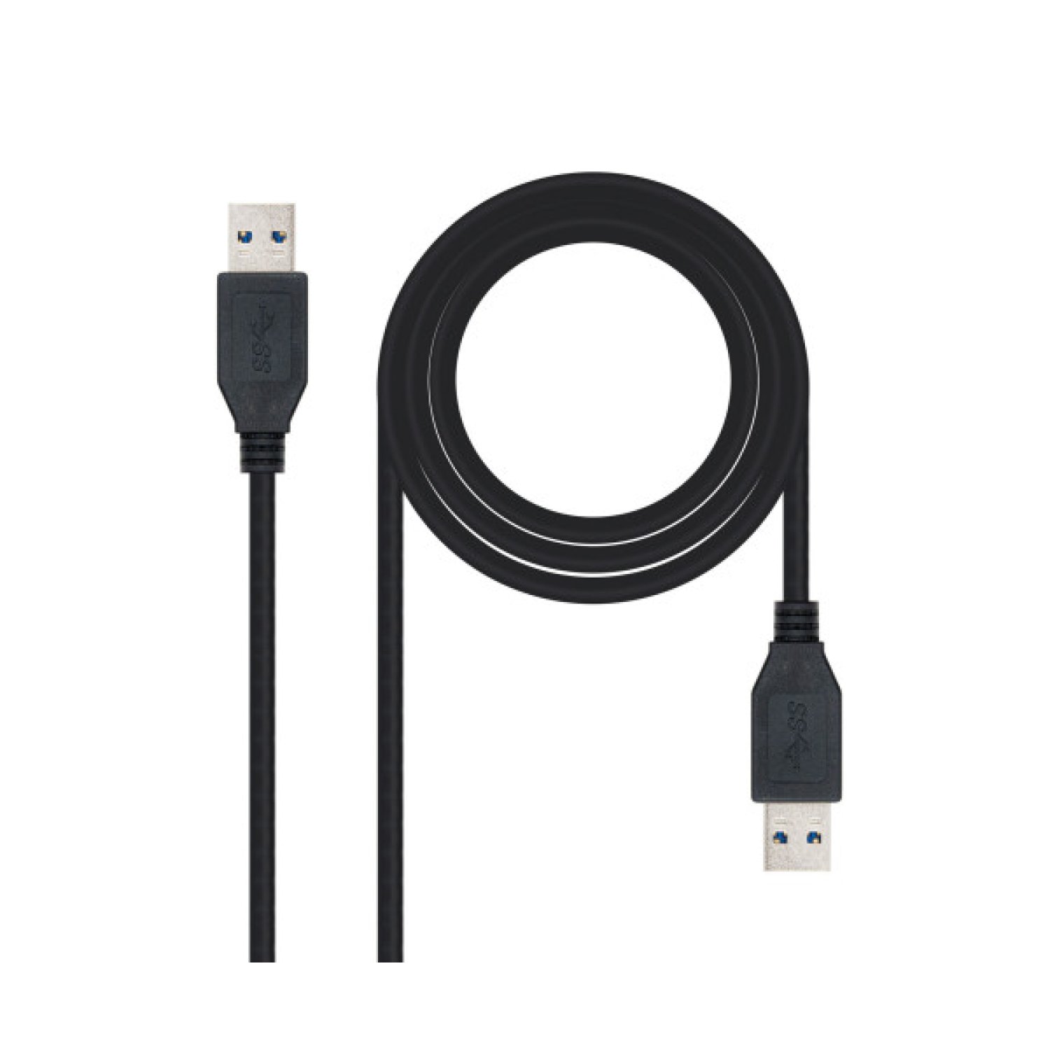 Nanocable · Cable USB 3.2 Gen 1 · USB A · 1 metro · Negro