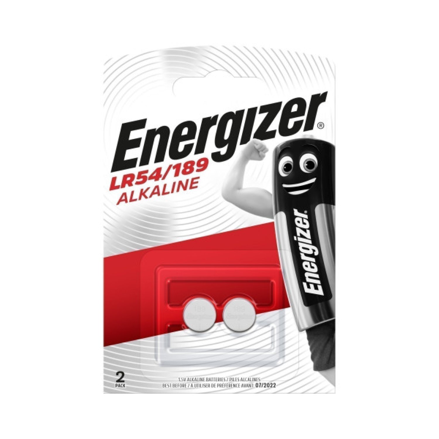 Energizer · 2 Pilas de Botón LR54/189 · Blister