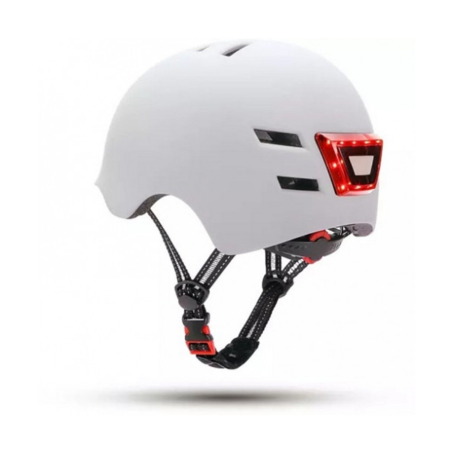 Youin Casco de Patinete · LED Frontal y Trasero · Talla L · Blanco