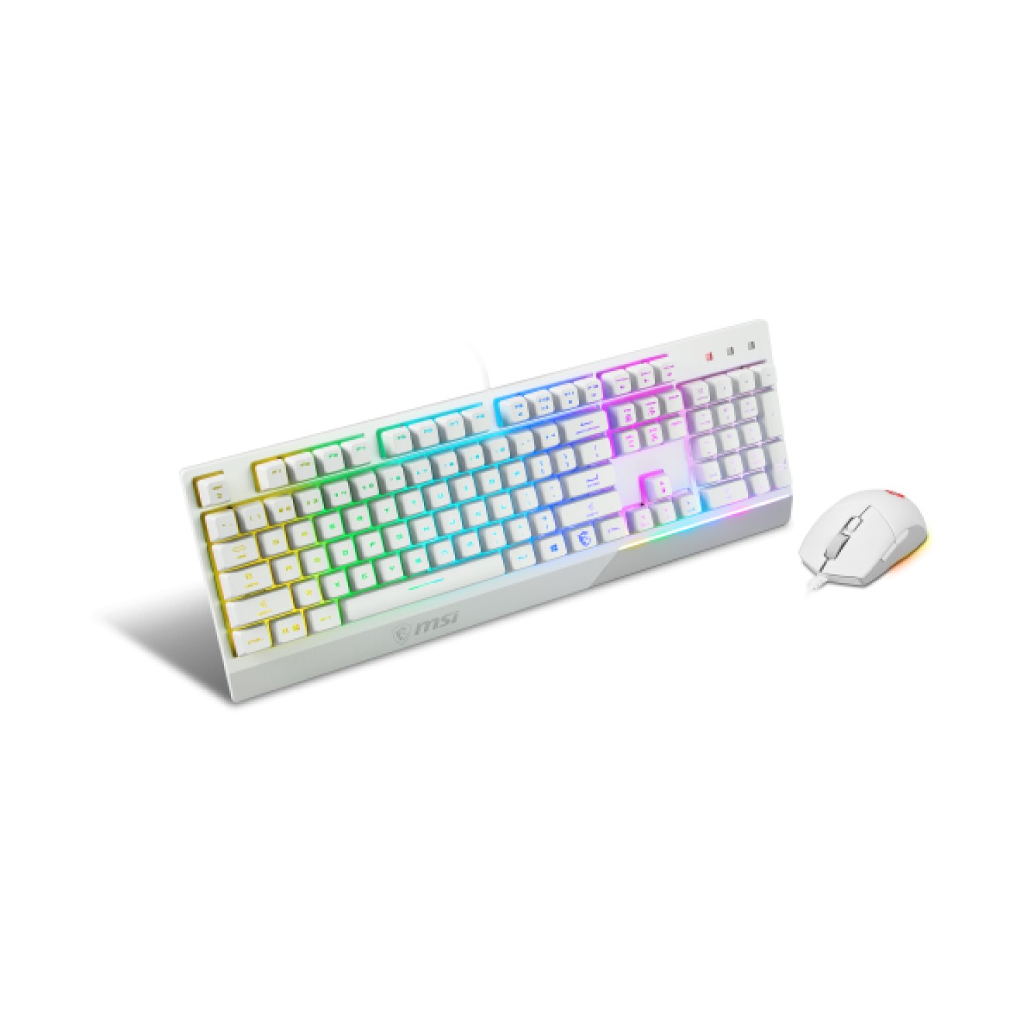 MSI Vigor GK30 Combo · Teclado + Ratón · Blanco · Layout ES