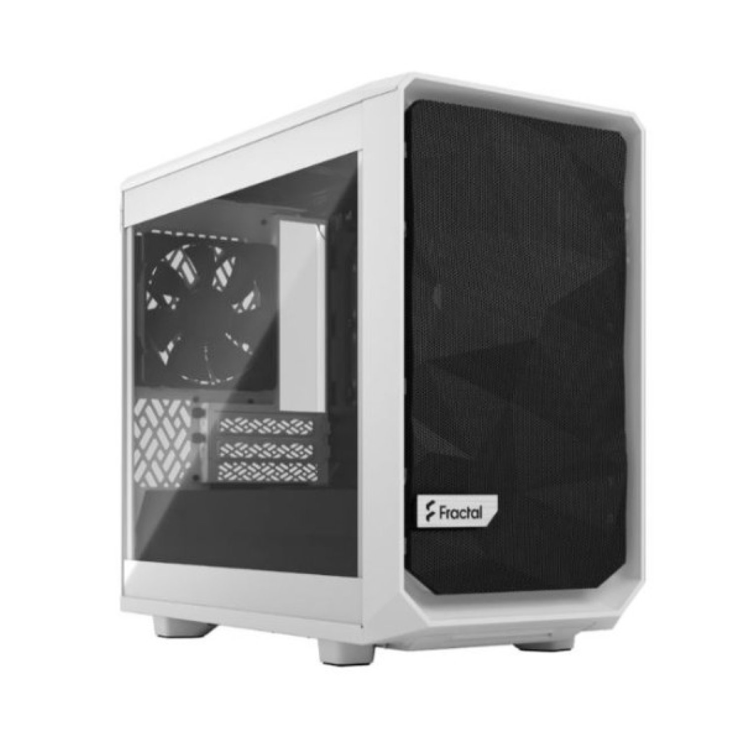 Fractal Design Meshify 2 Nano · Caja PC · Blanca · Panel Templado Tintado
