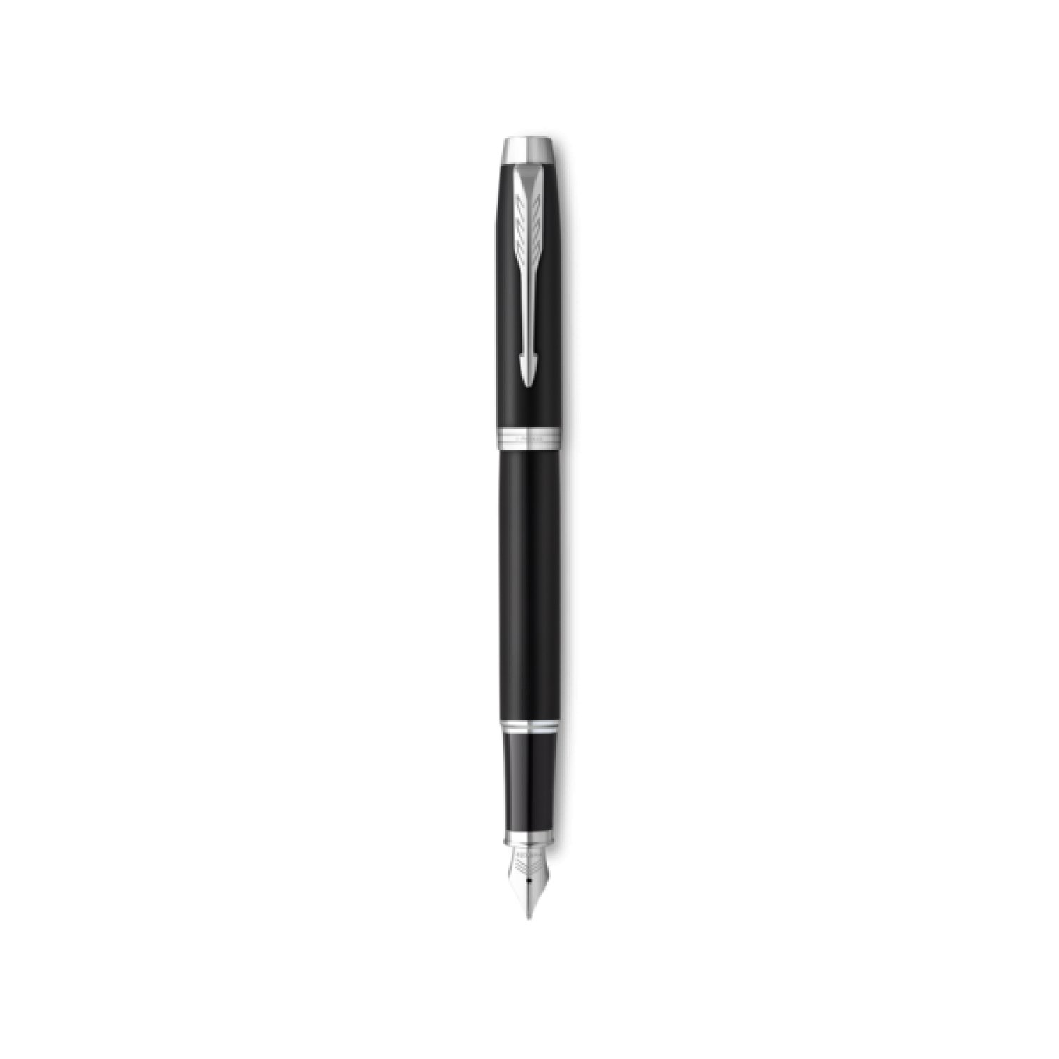 Parker IM · Bolígrafo · Cuerpo Mate Cromado · Negro