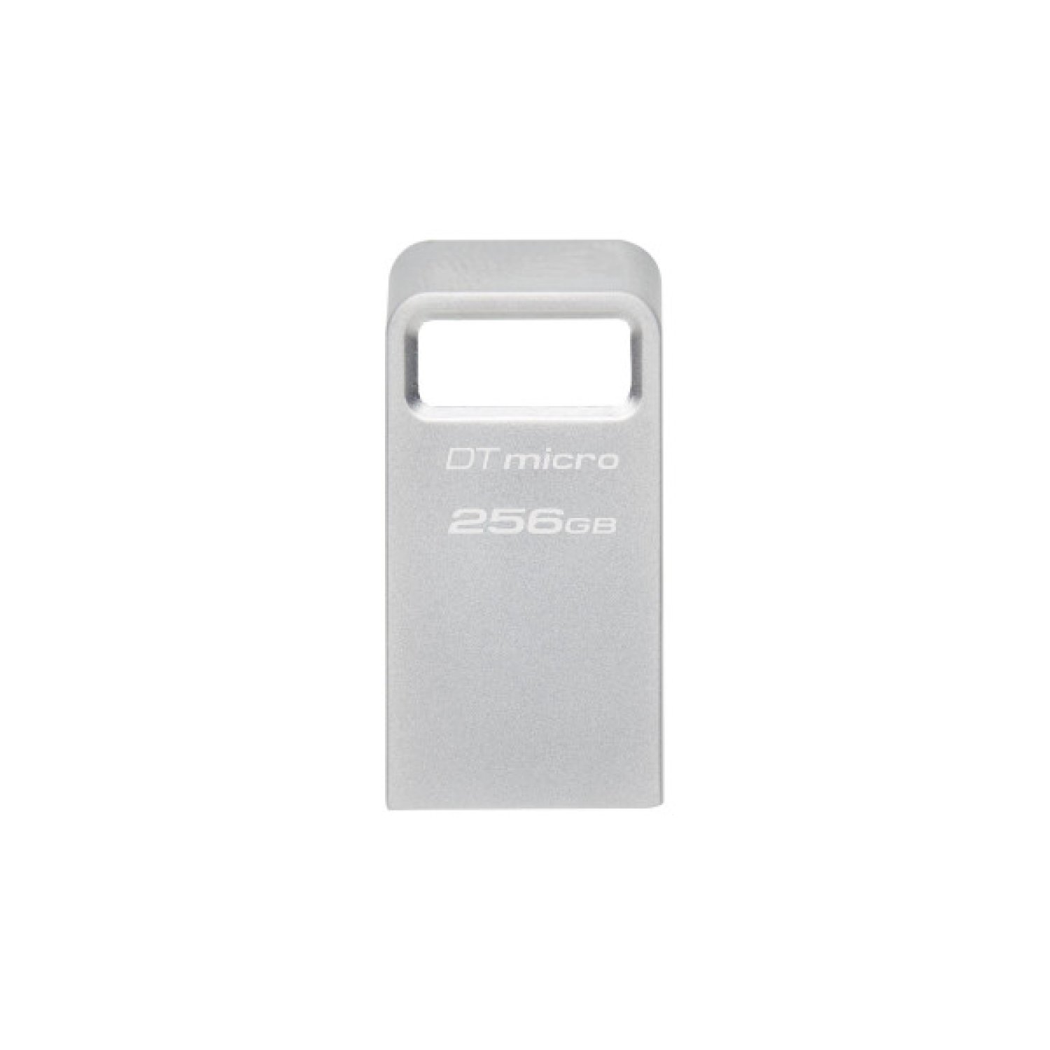 Kingston DataTraveler Micro · 256GB · USB 3.2 Gen 1 · Plata