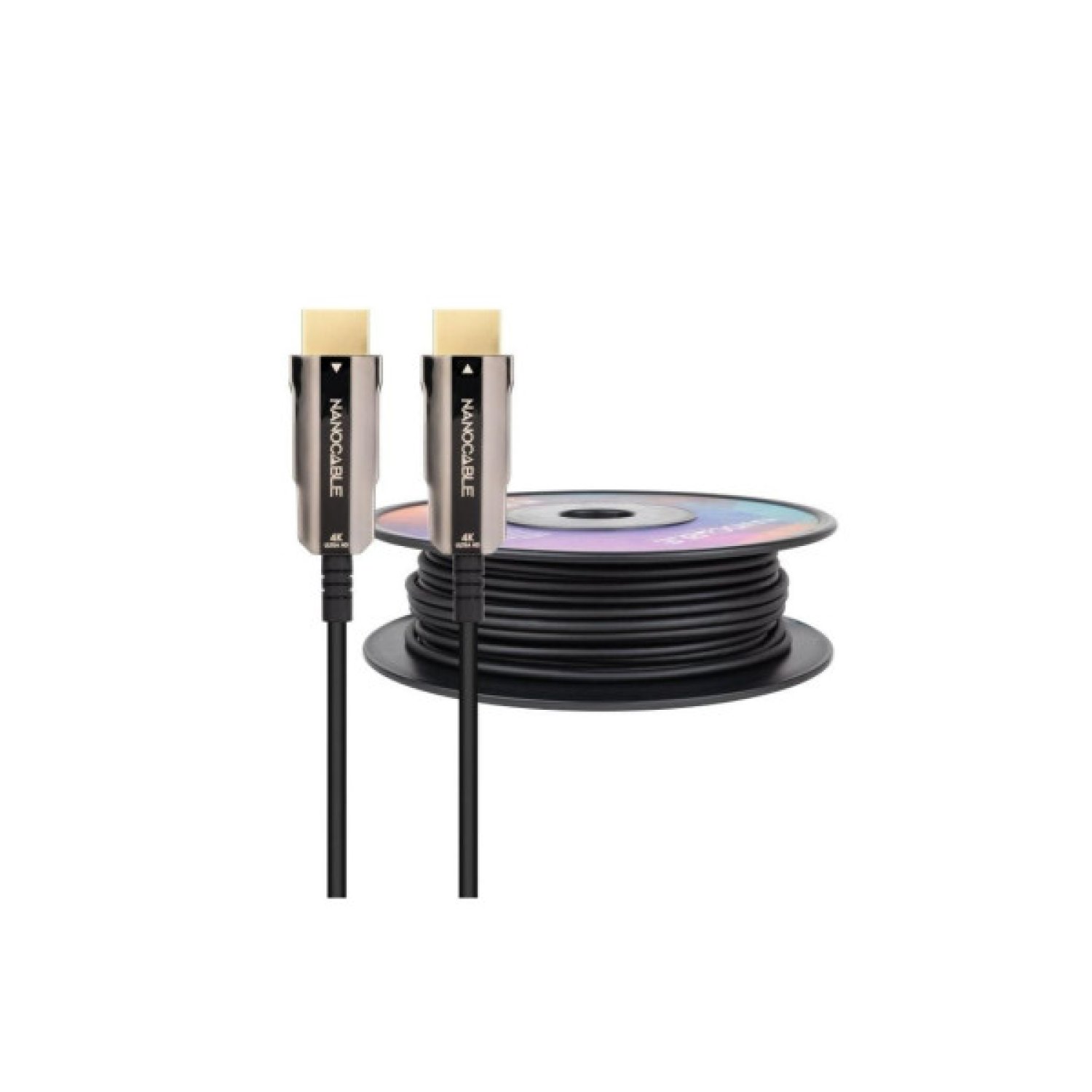 Nanocable Cable HDMI 2.0 AOC · 4K@60Hz · 18Gbps · 100m · Negro