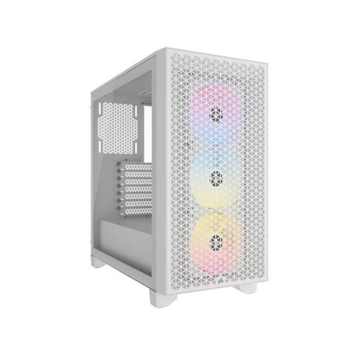 Corsair 3000D RGB Airflow · Mid-Tower · Blanca · Flujo de Aire Optimizado