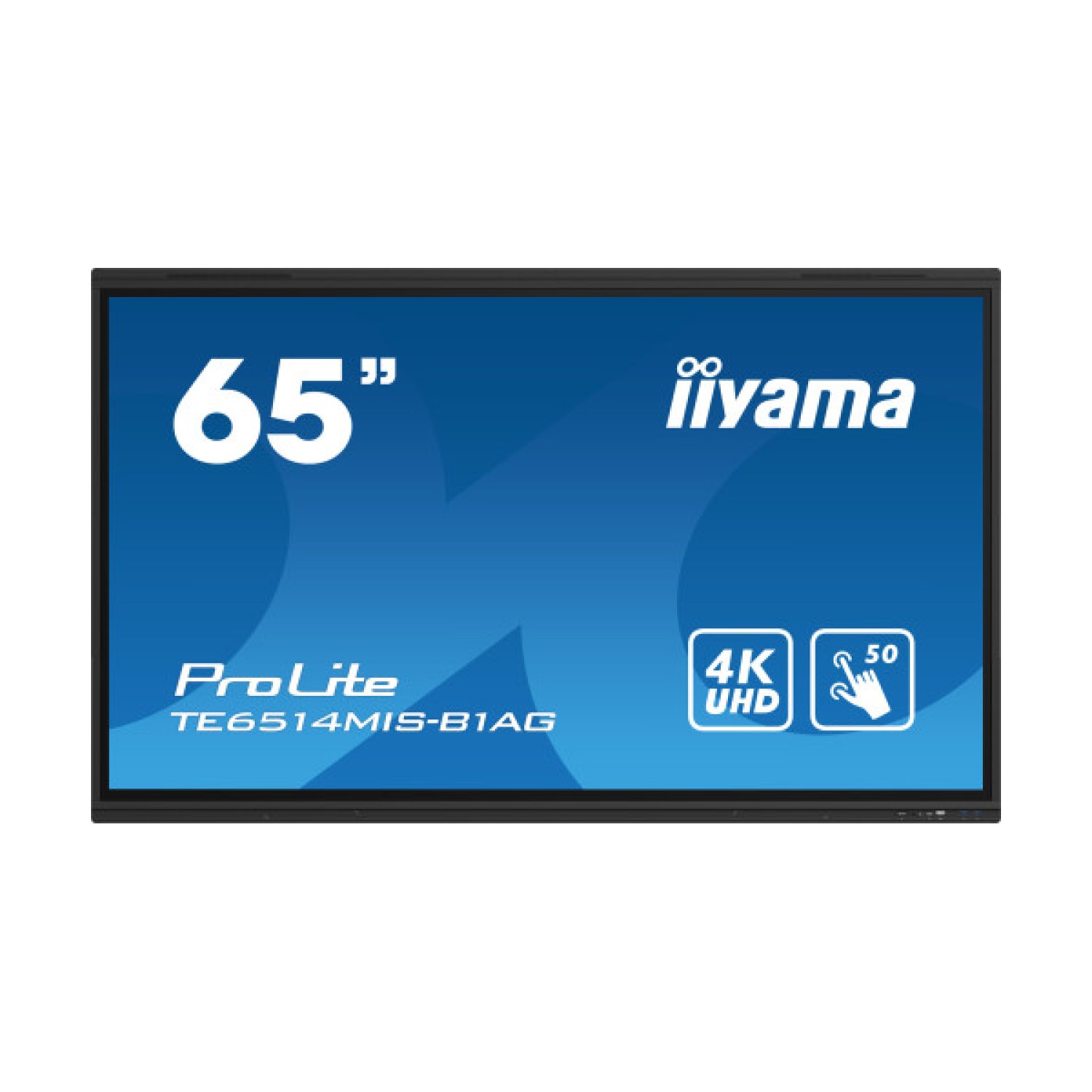 iiyama TE6514MIS-B1AG · Pantalla Táctil Interactiva 65" · 4K Ultra HD · Android · WiFi · 24/7