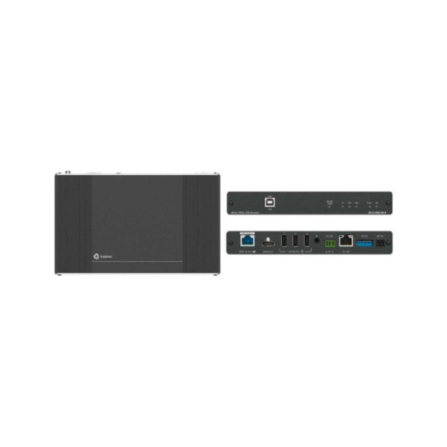 Kramer AVSM 100M RX · Extensor AV + USB + Gigabit + PoE · HDMI Out