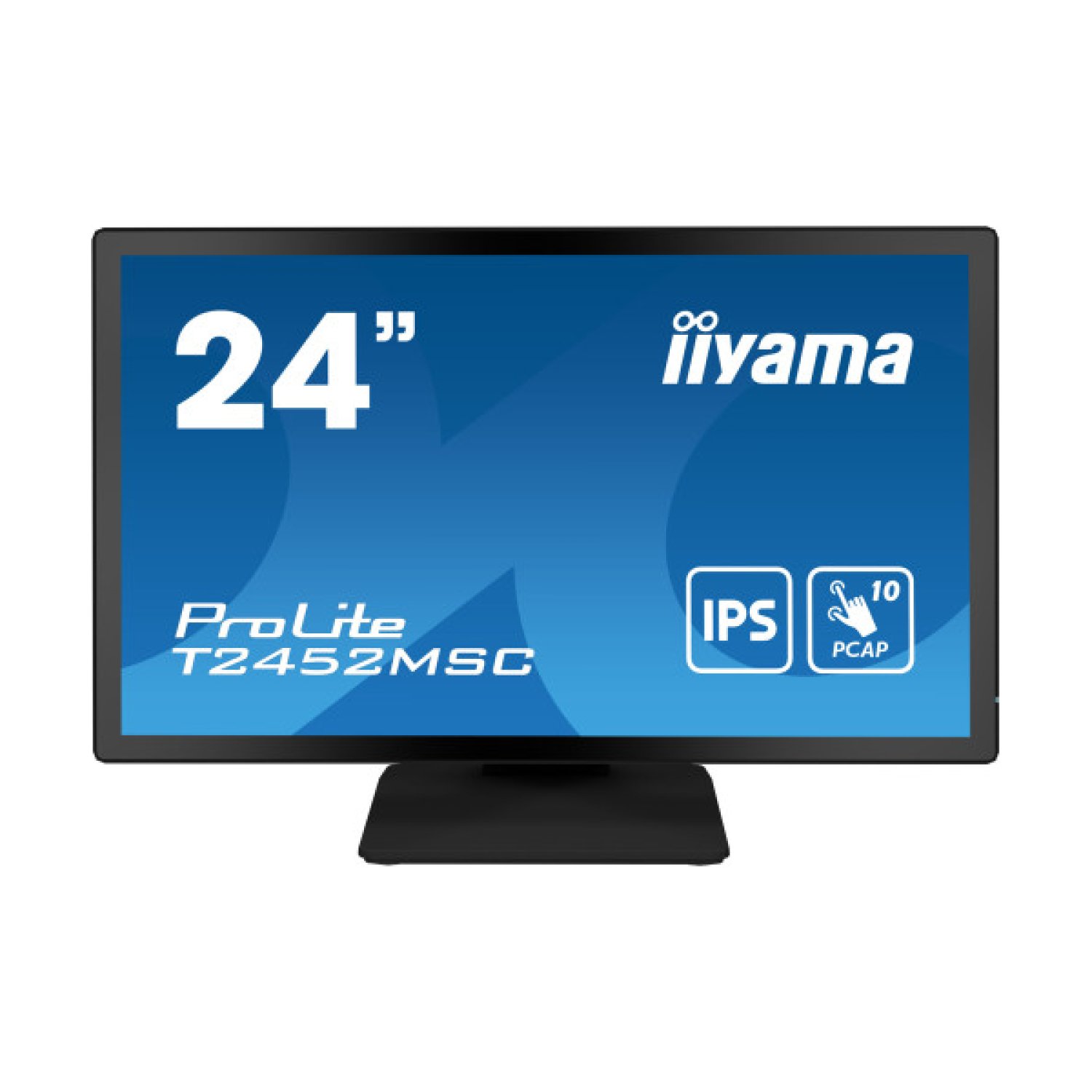 Iiyama T2452MSC-B1 · Monitor 24" Táctil Capacitivo · IPS · 14ms · HDMI · USB · DisplayPort