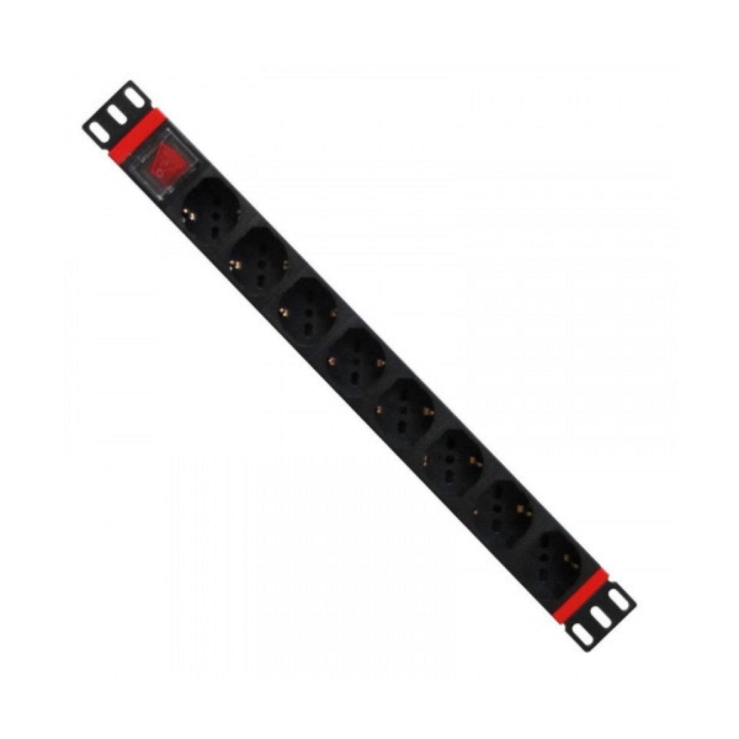 WP PDU · 8 Salidas AC · 1U · Negro/Rojo