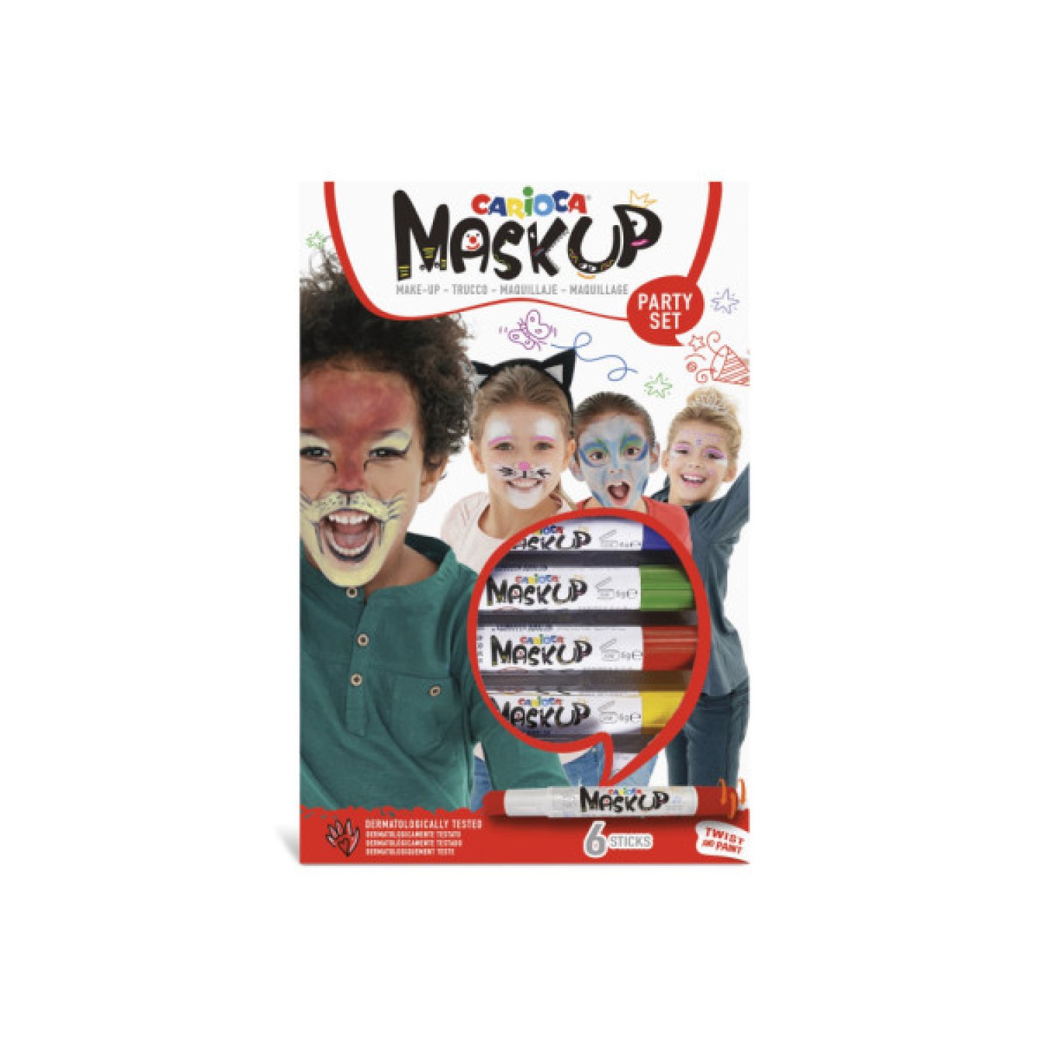 Carioca Mask Up Party · Rotulador · Juego de Etiquetado